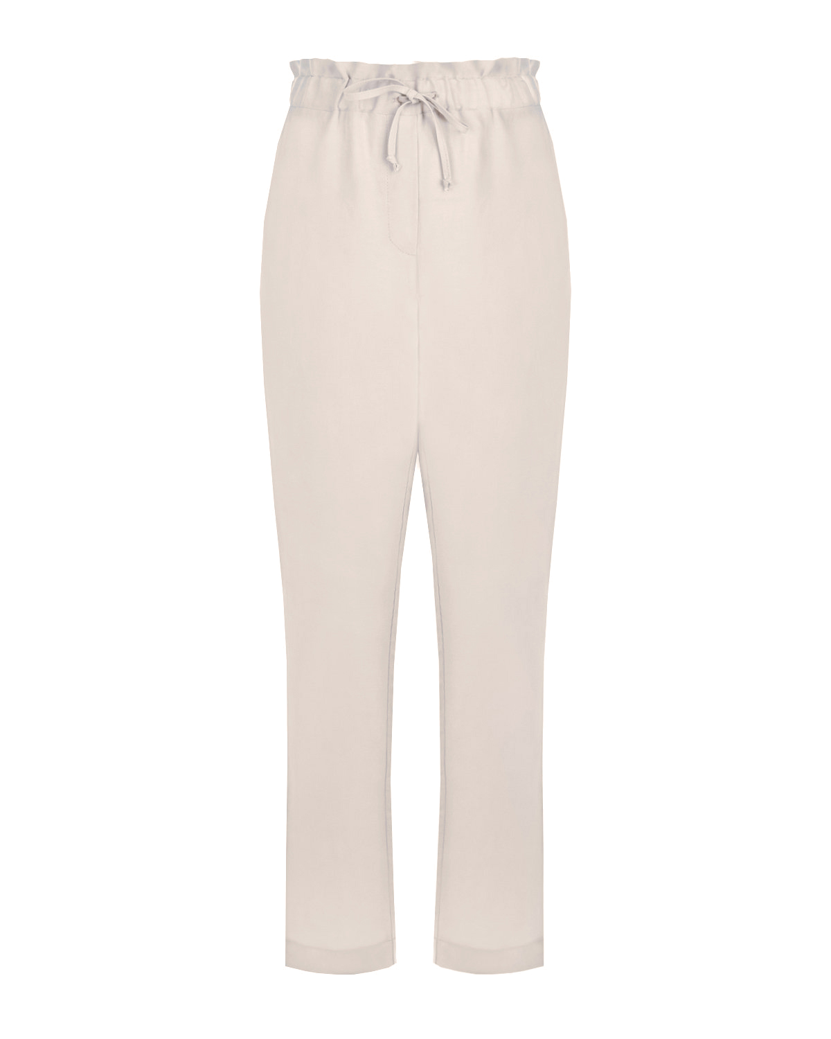 Кремовые брюки для беременных Pietro Brunelli, размер 40, цвет кремовый