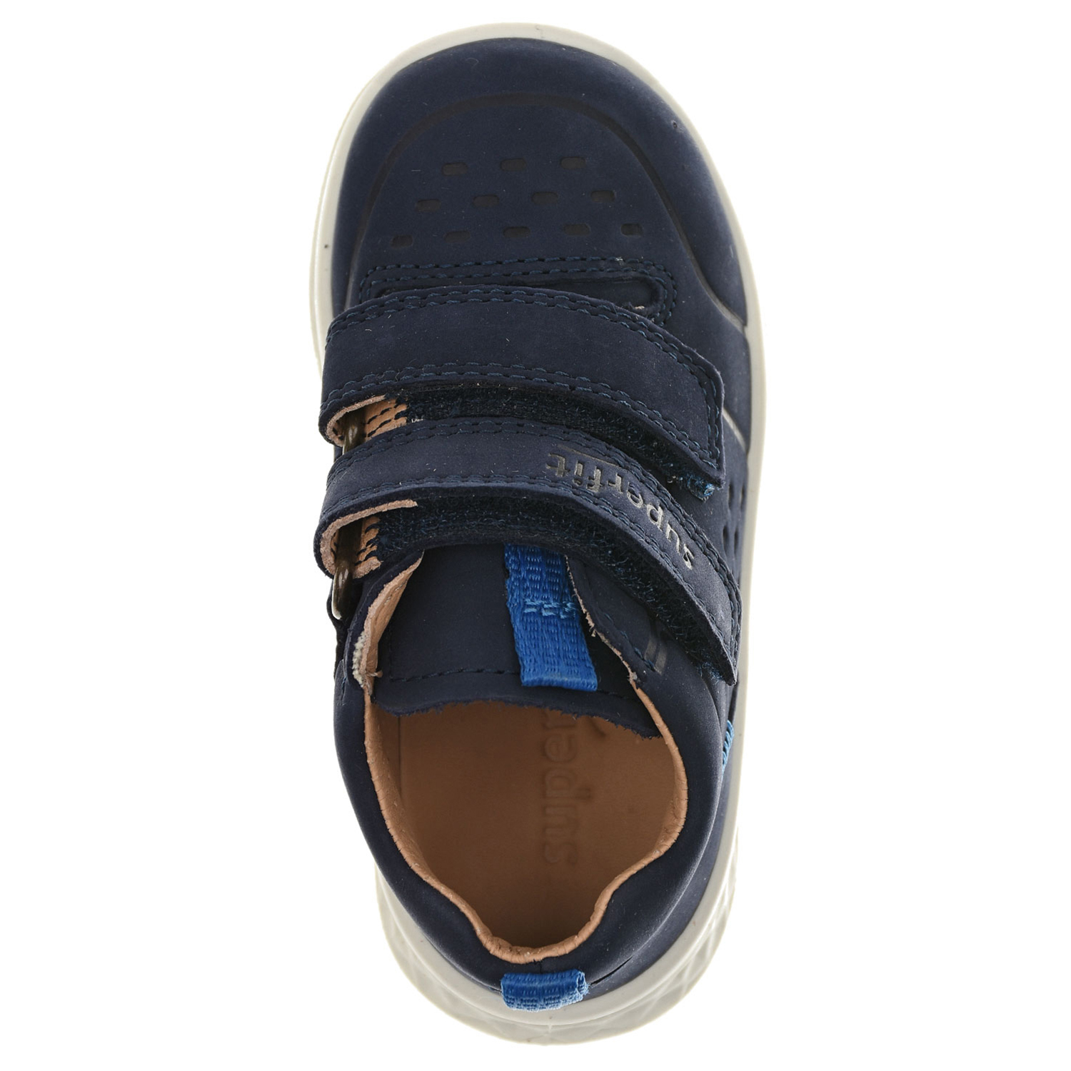 Базовые темно-синие кроссовки SUPERFIT детские, размер 20, цвет синий - фото 4
