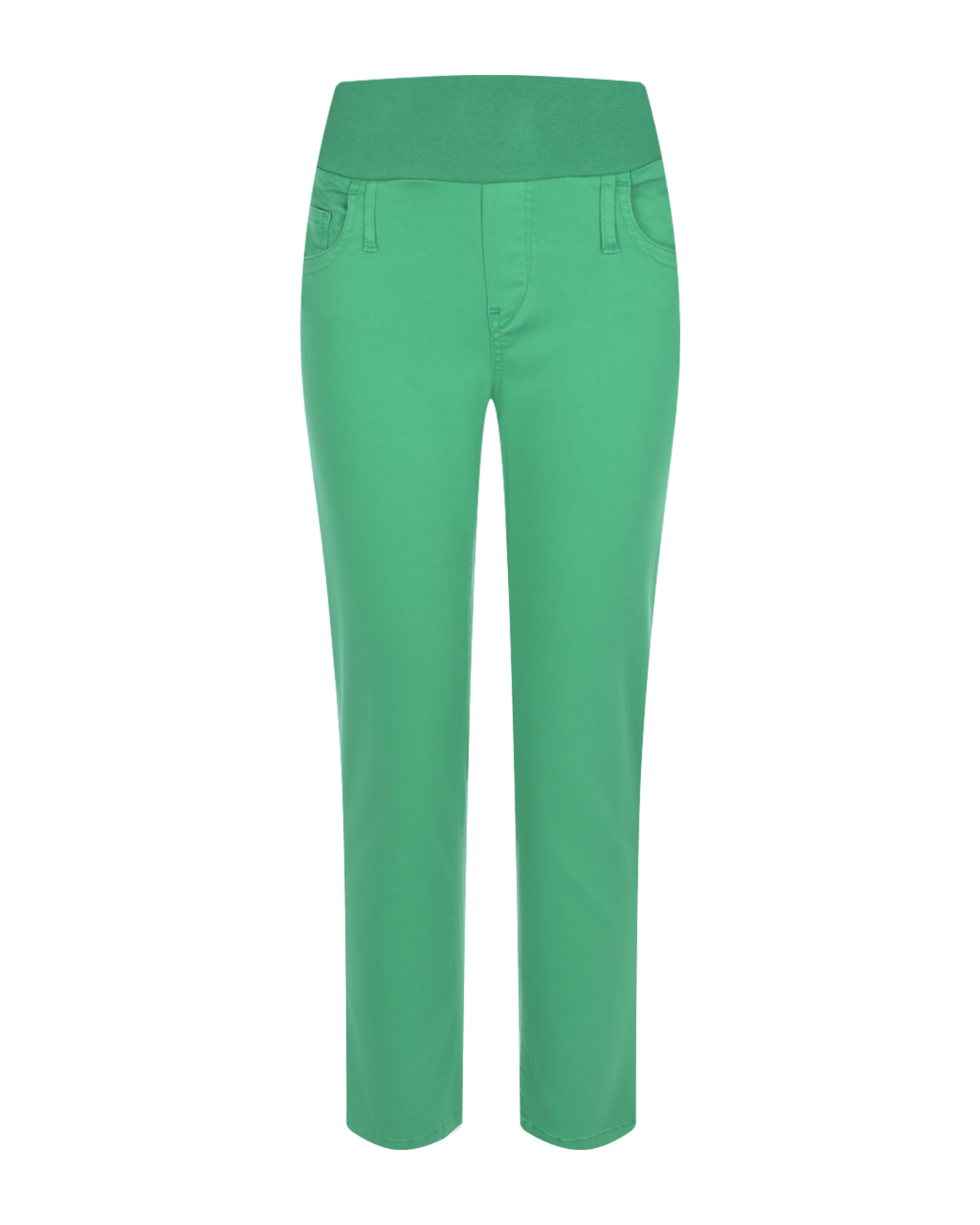 Зеленые зауженные брюки для беременных Pietro Brunelli