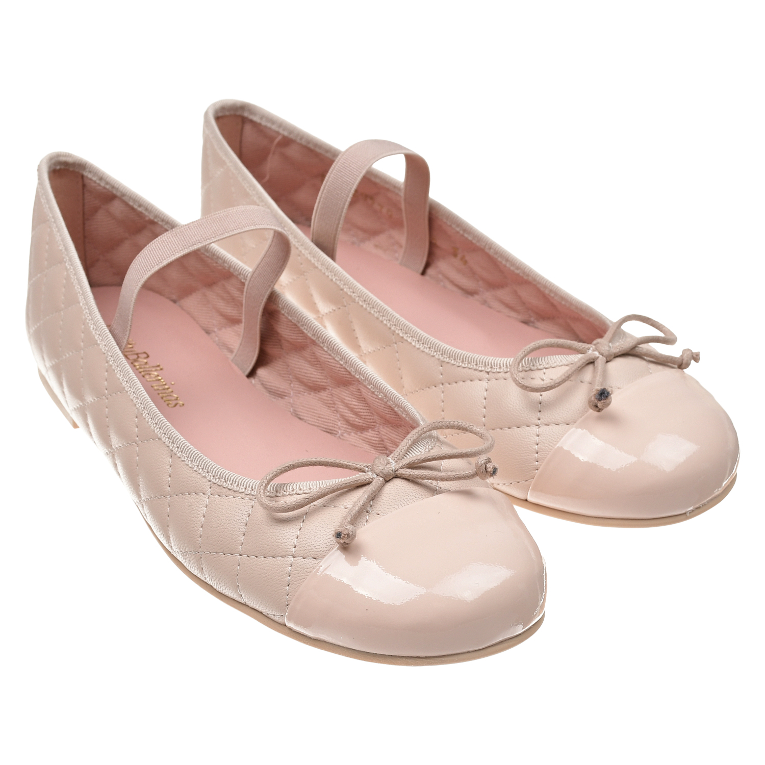 Пудровые туфли со стеганой отделкой Pretty Ballerinas туфли золотистого а pretty ballerinas детские