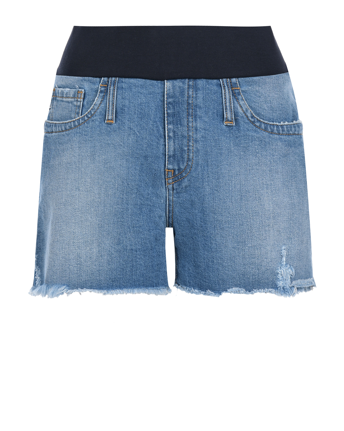 Синие джинсовые шорты для беременных Pietro Brunelli брюки кремового а для беременных pietro brunelli