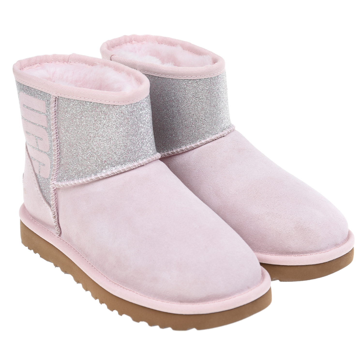 

Укороченные розовые угги UGG детские, Розовый, Укороченные розовые угги UGG детские