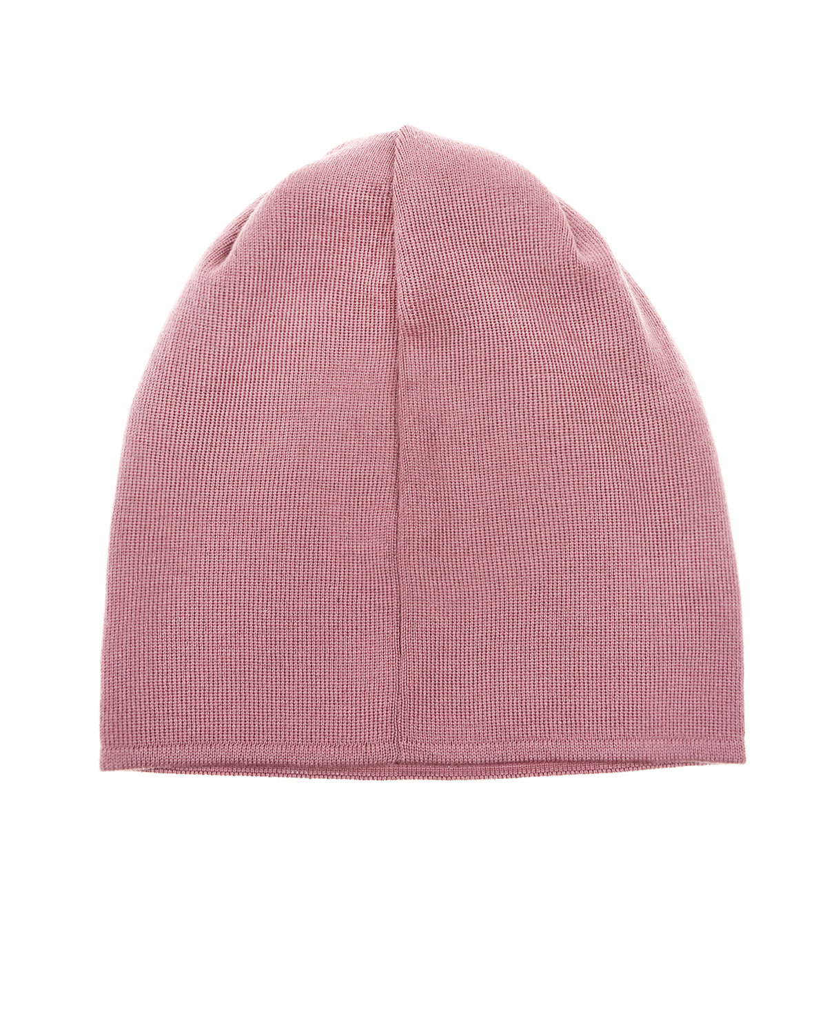 Шерстяная шапка с нашивкой CAPO, размер unica, цвет розовый - фото 2