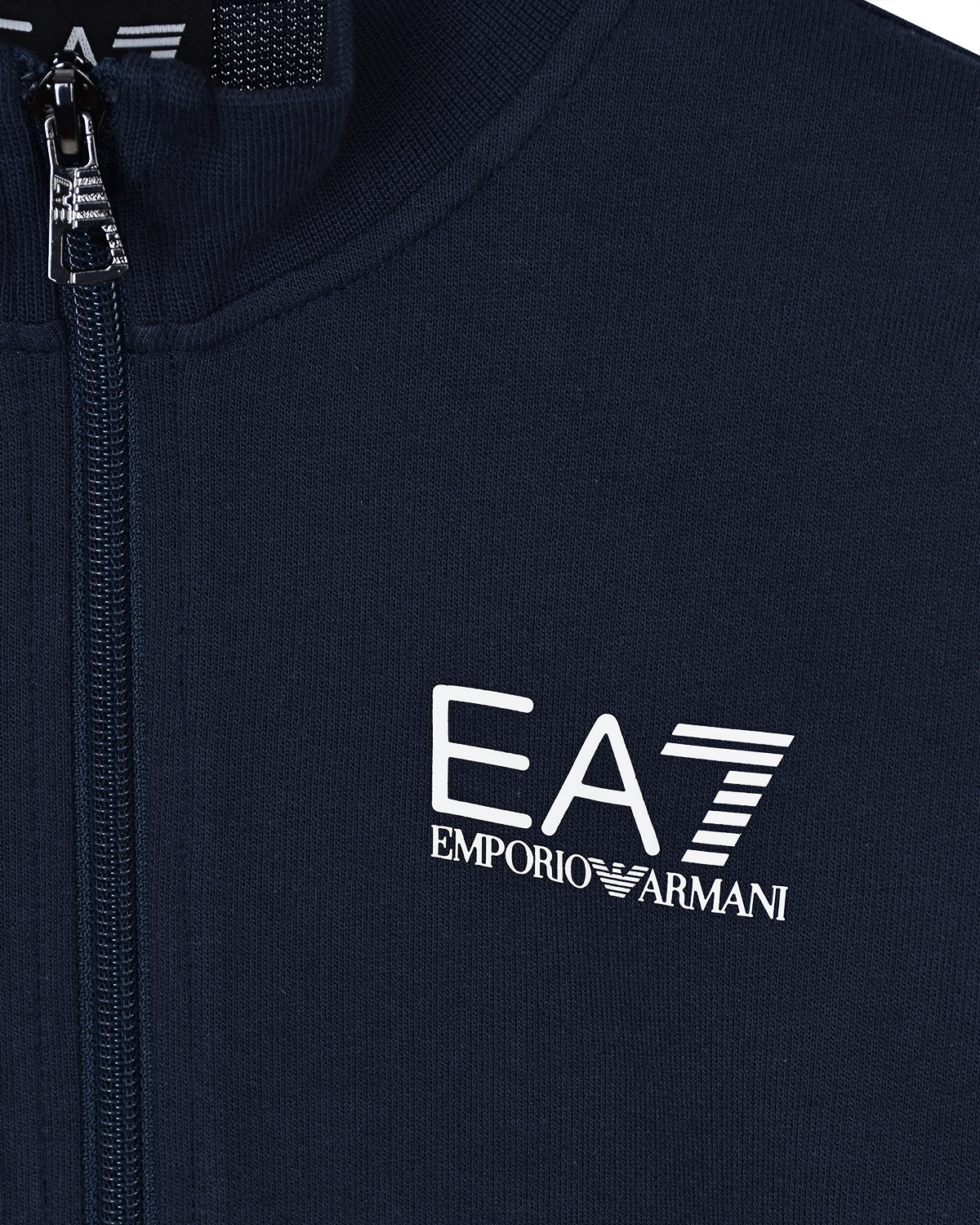 Синий спортивный костюм с логотипом EA7 детский - фото 6