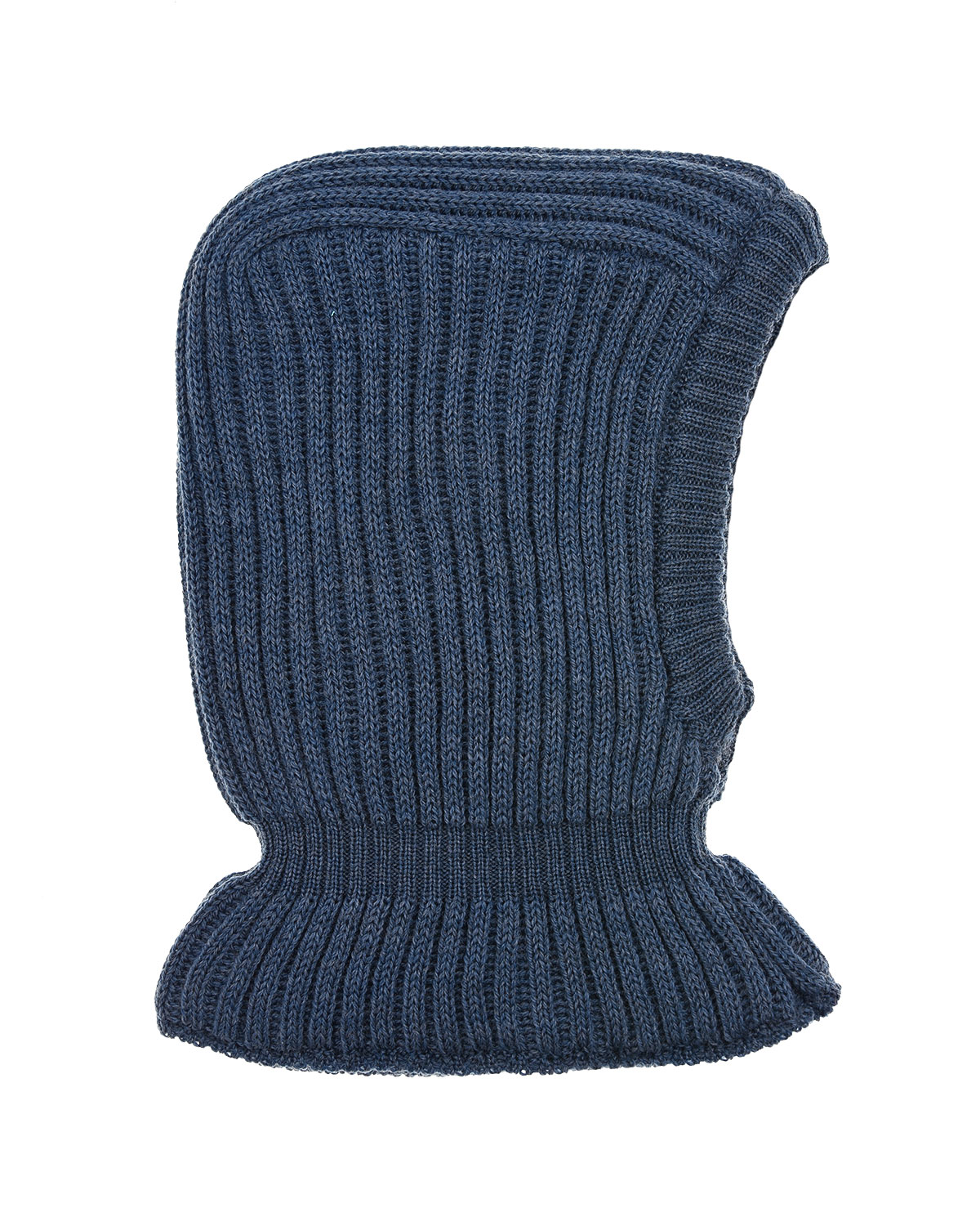 Синяя шапка-шлем из шерсти Il Trenino детская, размер 51, цвет синий