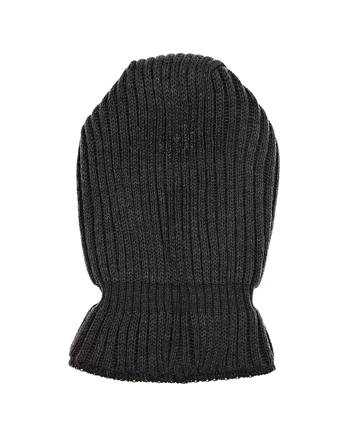 Темно-серая шапка-шлем из шерсти Il Trenino детское, размер 55, цвет серый - фото 4