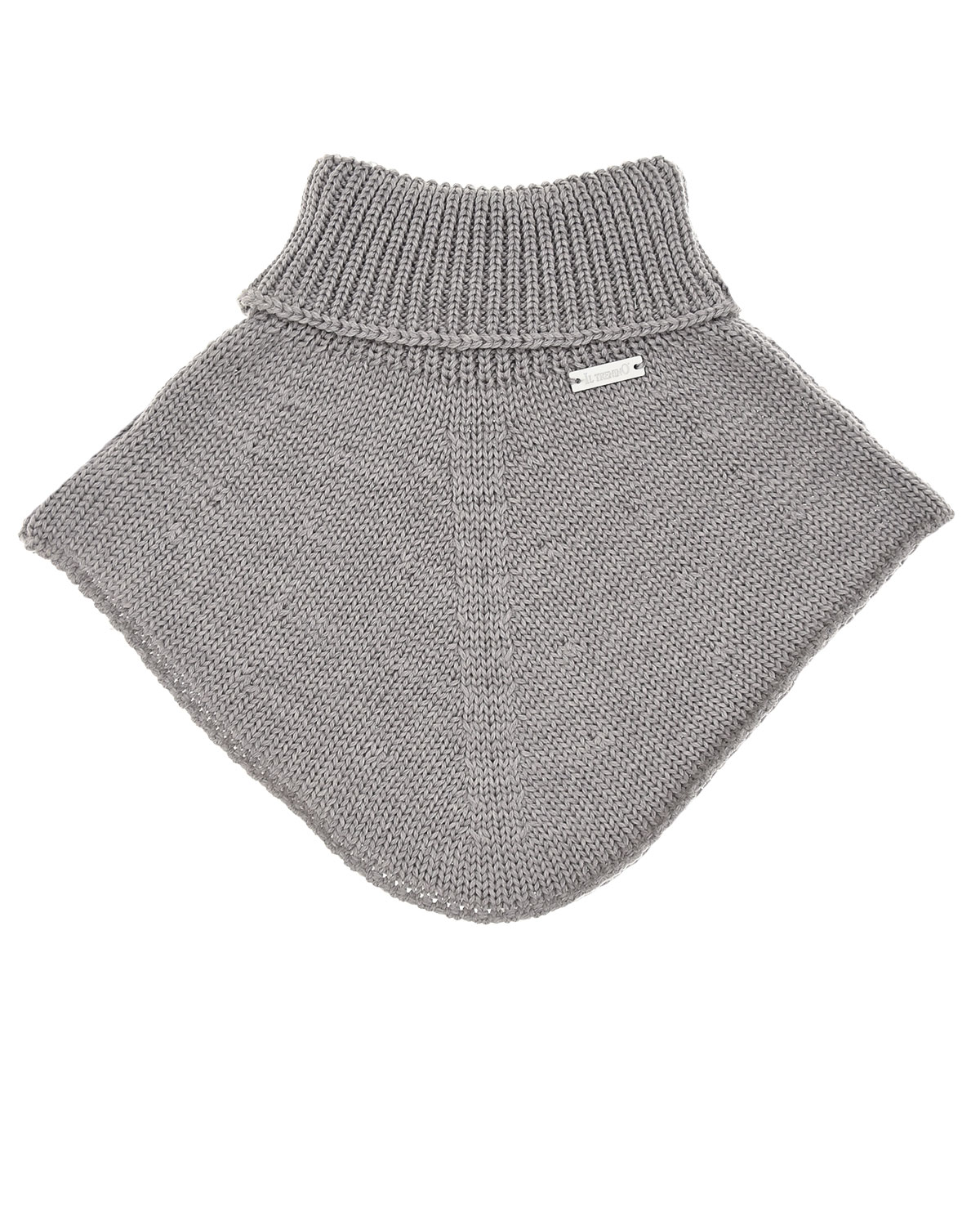Серый базовый шарф-горло Il Trenino детский, размер unica