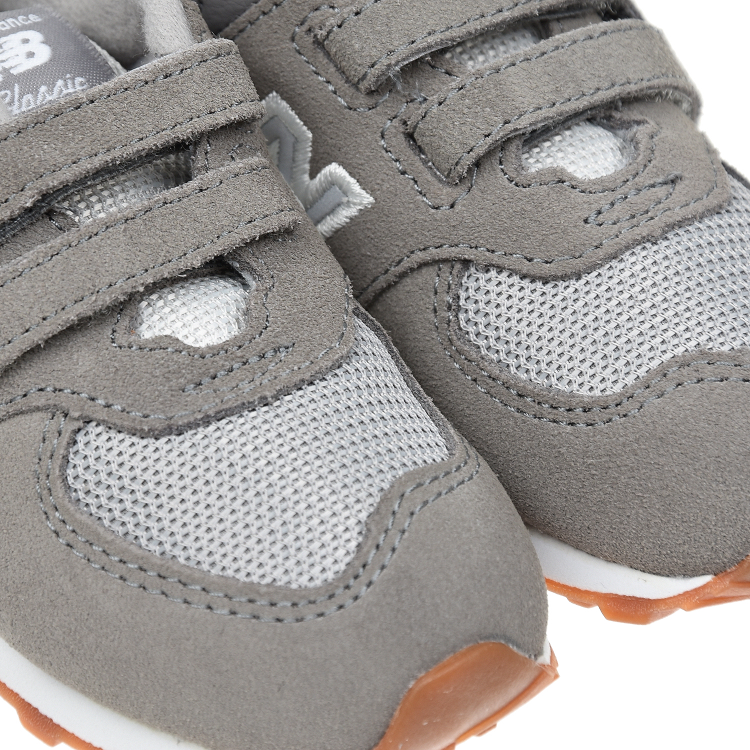 Серые кроссовки Classic 574 NEW BALANCE детские, размер 23, цвет серый - фото 6