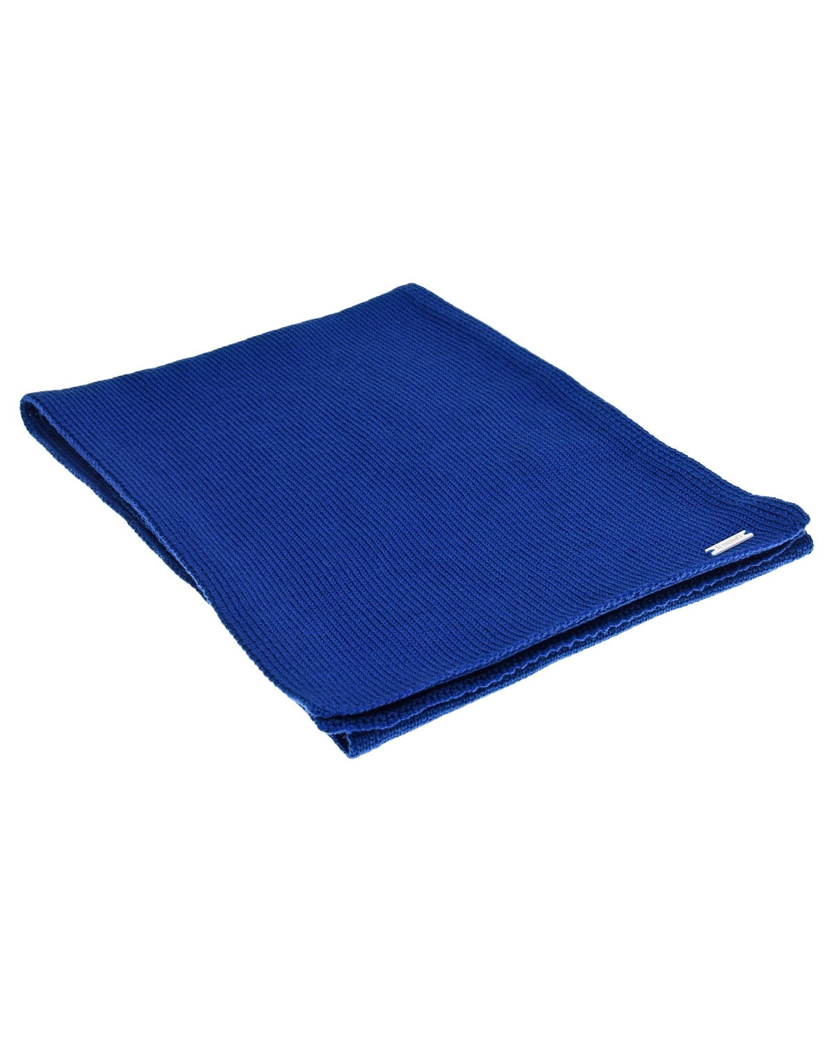 Синий шарф из шерсти Il Trenino детский, размер unica