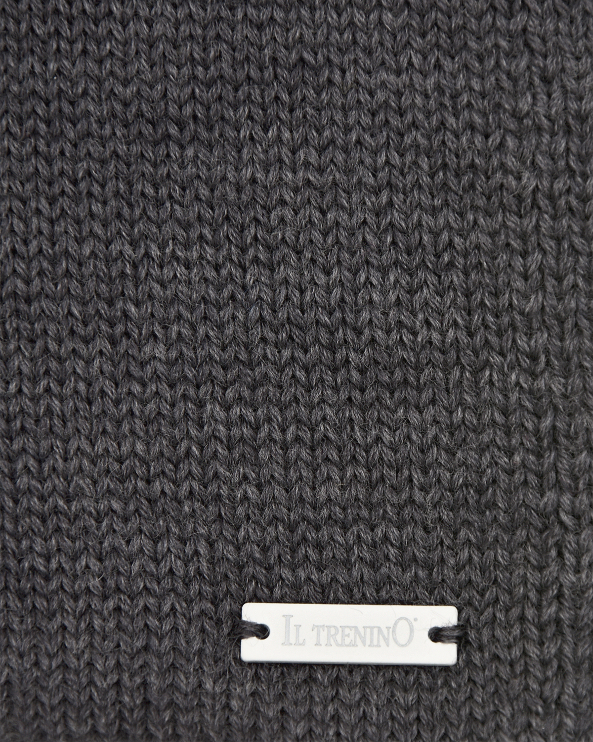 Темно-серый шарф 155х25 см Il Trenino детское, размер unica - фото 3