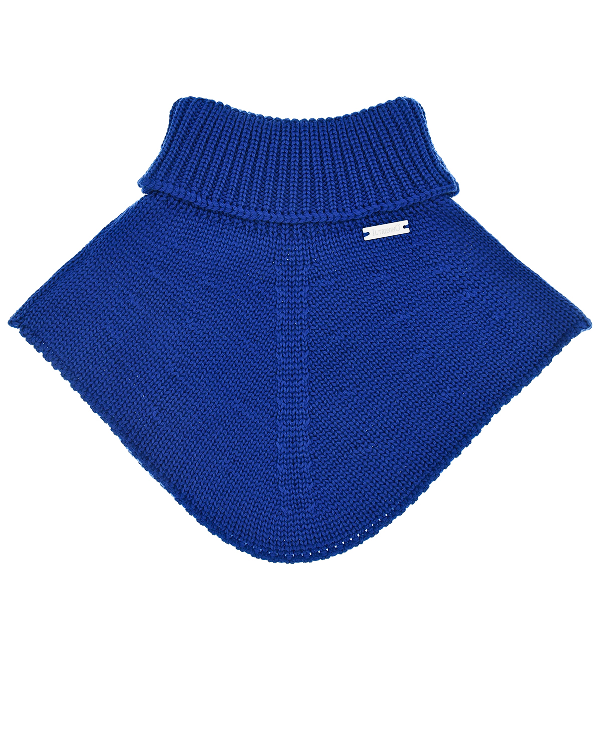 Ярко-синий шарф-горло Il Trenino детское, размер unica