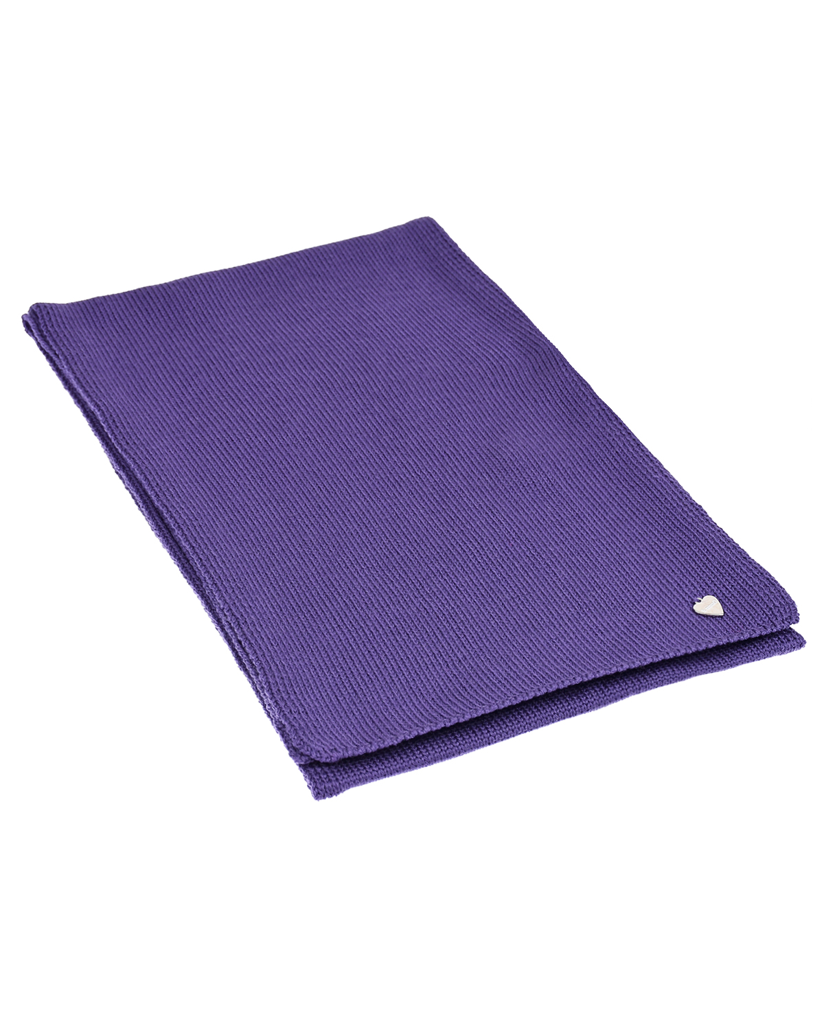 Фиолетовый шарф из шерсти 155х25 см Il Trenino детский, размер unica