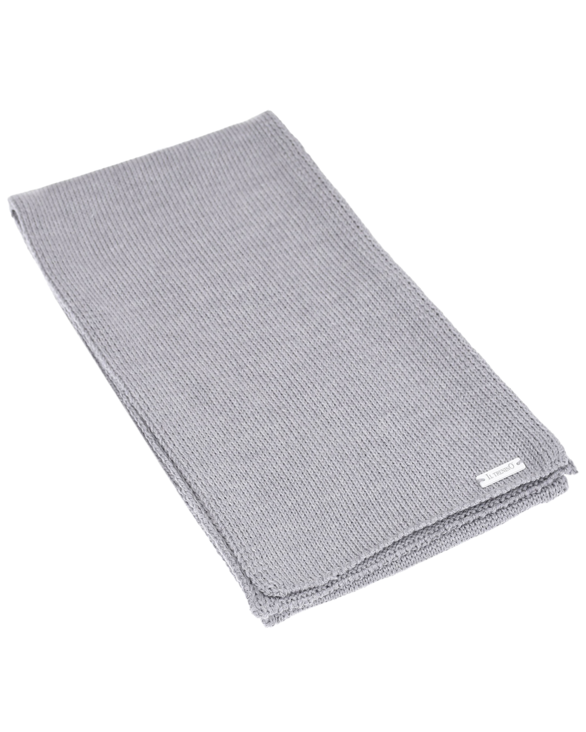 Серый шерстяной шарф, 140x19 см Il Trenino детский, размер unica - фото 1