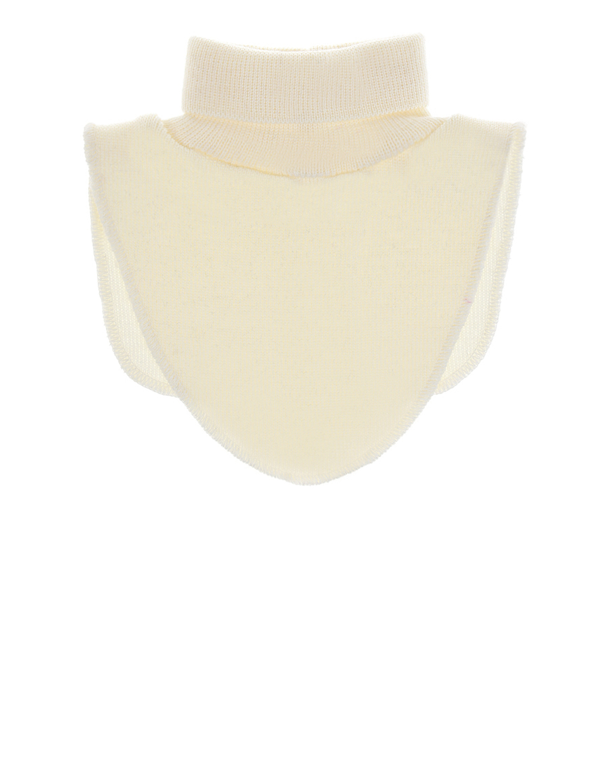 Шерстяной шарф-горло кремового цвета MaxiMo детский, размер 1