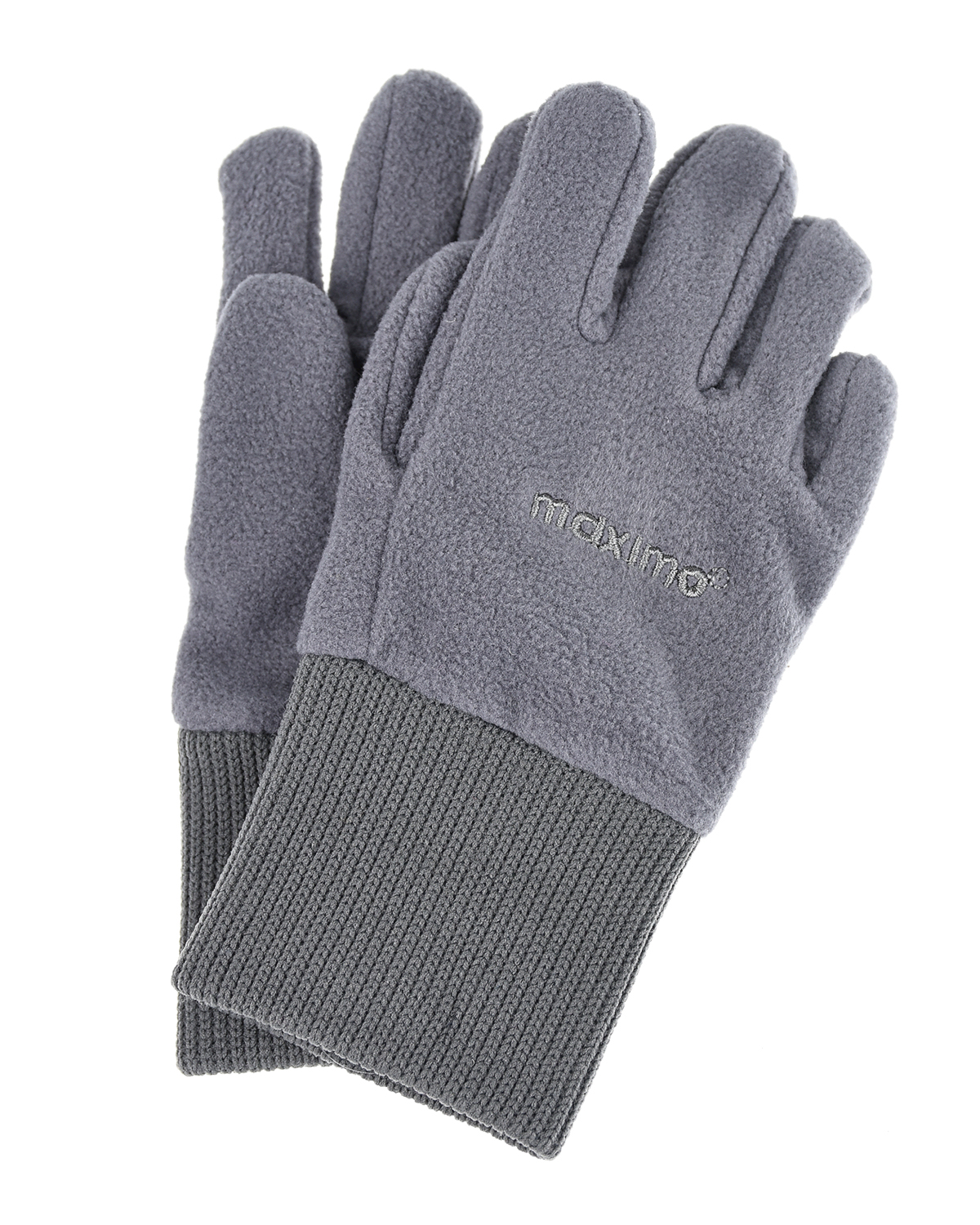 Базовые перчатки для мальчиков MaxiMo детские, размер 2, цвет серый - фото 1