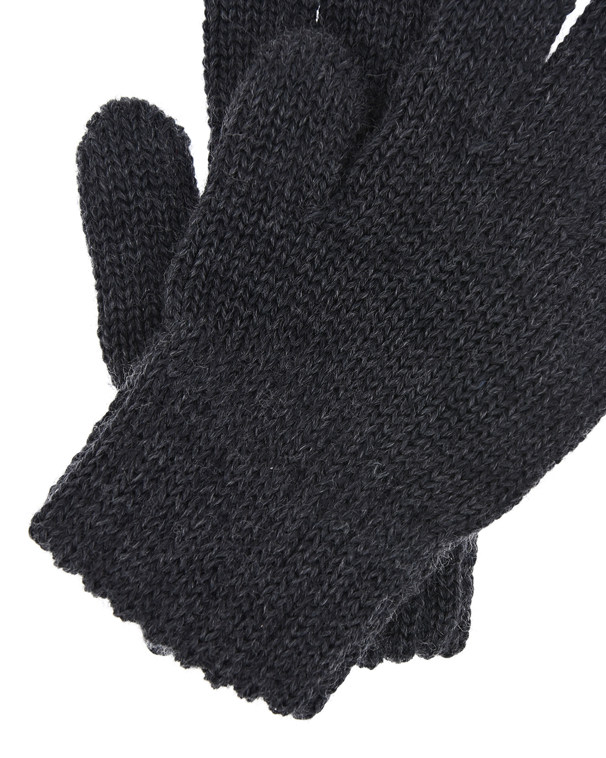 Темно-серые перчатки из шерсти MaxiMo детское, размер 1, цвет серый - фото 2