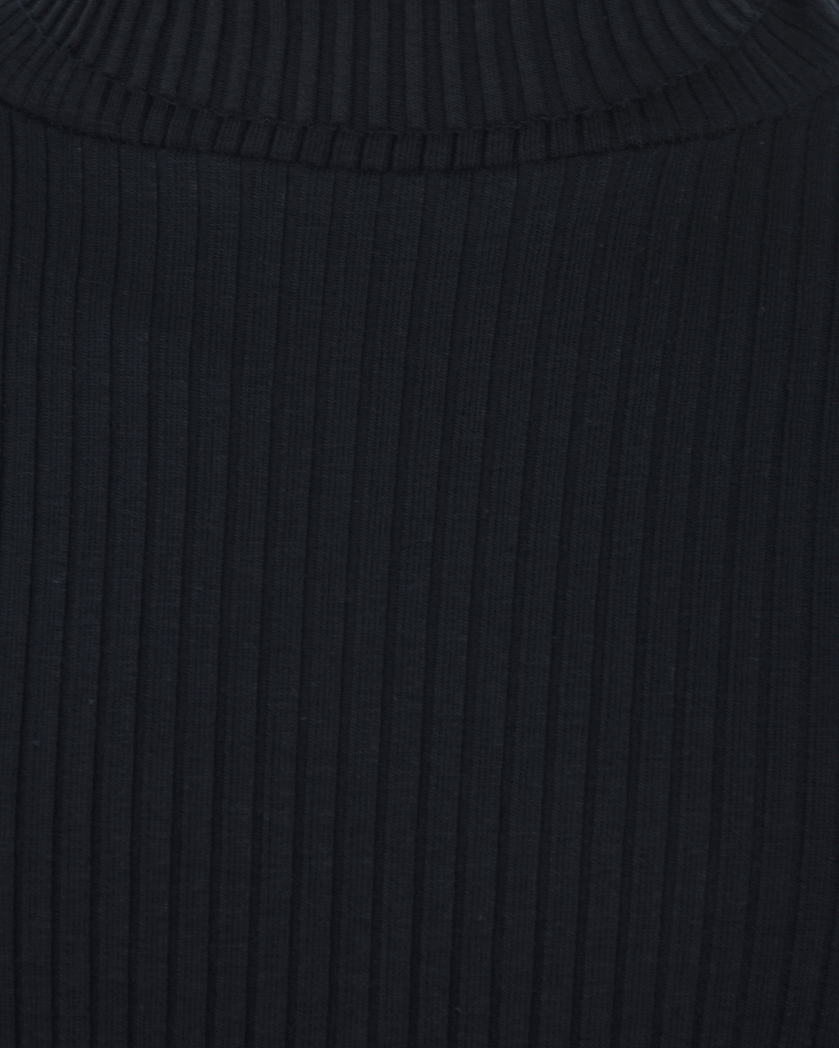 Черная водолазка "Romaine" в рубчик Molo детская, размер 104, цвет черный - фото 3
