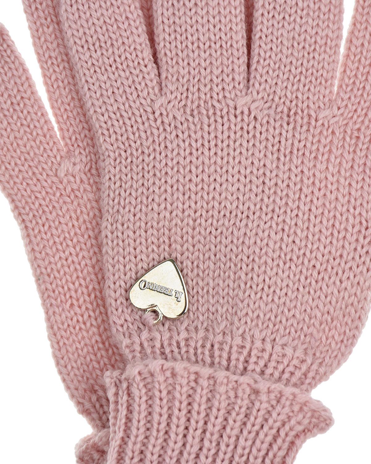 Розовые перчатки для девочек Il Trenino детские, размер 1, цвет розовый - фото 3