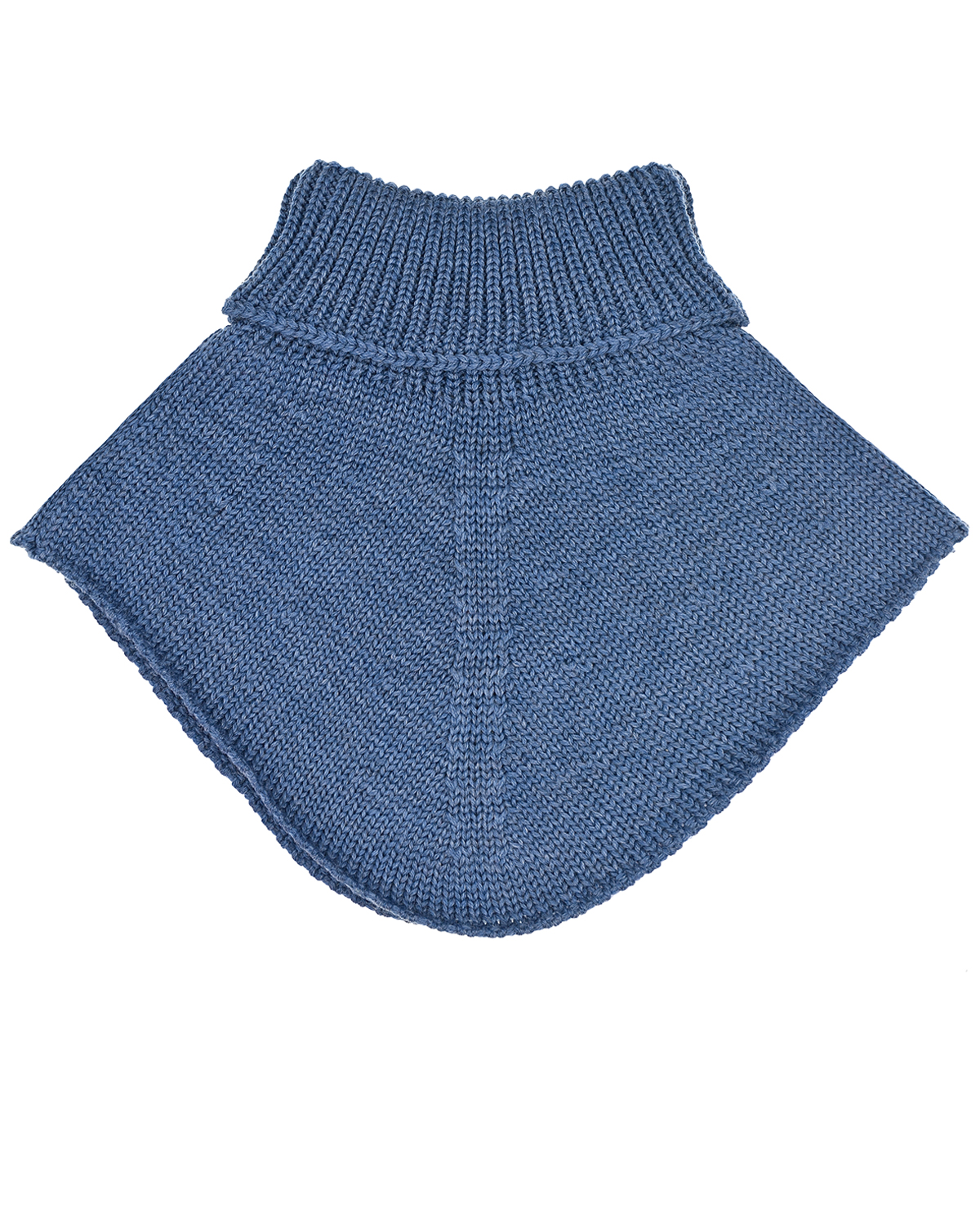 Синий шарф-ворот из шерсти Il Trenino детский, размер unica - фото 2