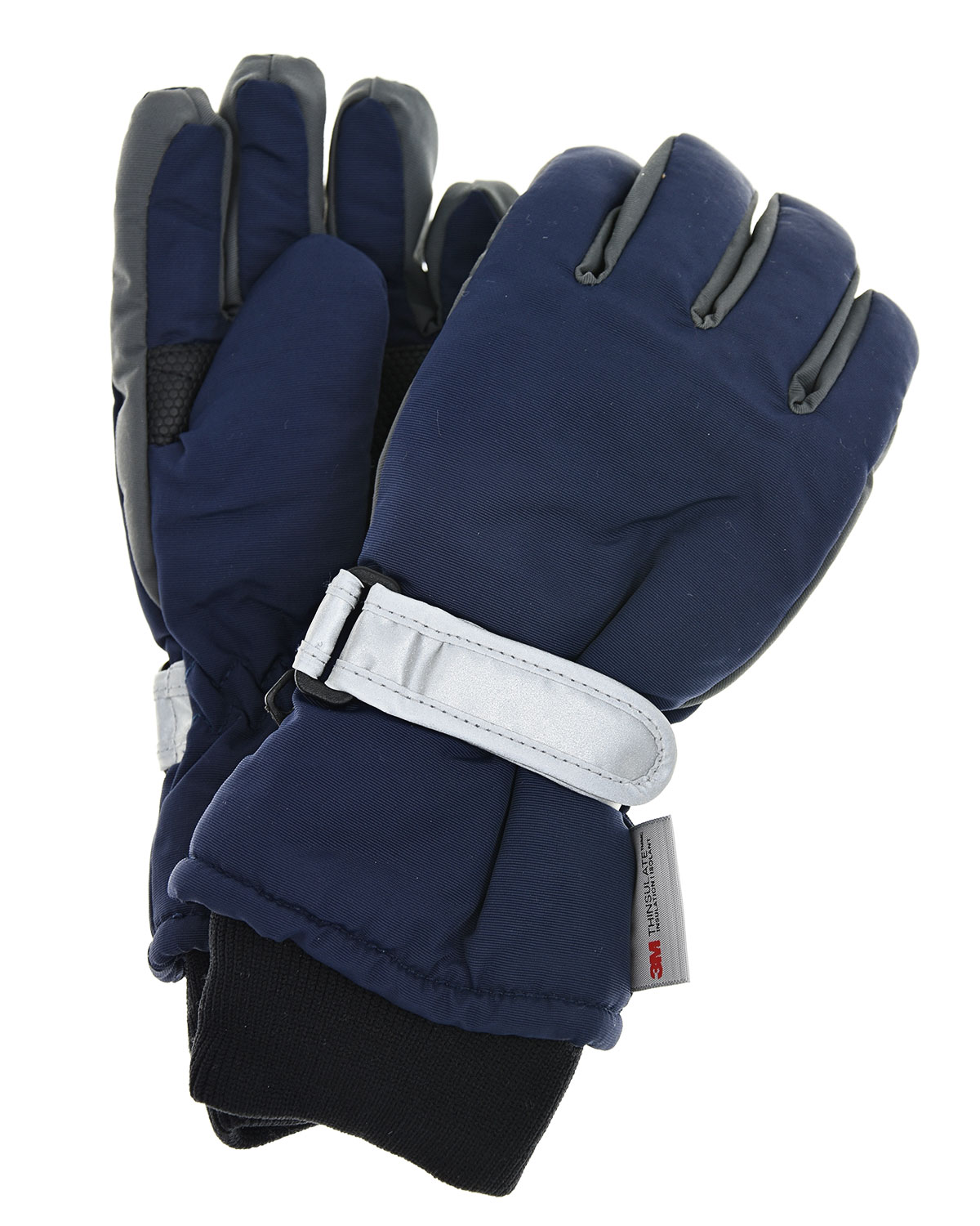 Темно-синие непромокаемые перчатки MaxiMo детское, размер 2, цвет синий - фото 1
