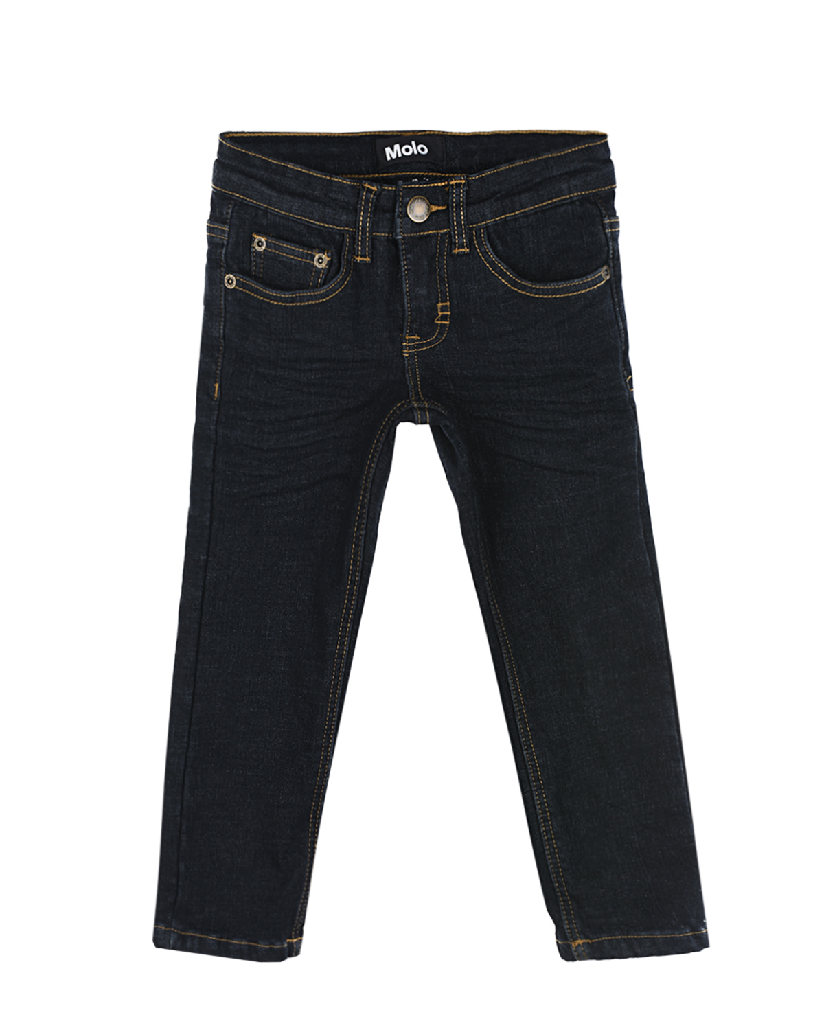 Темно-синие утепленные джинсы Molo детское, размер 110, цвет синий