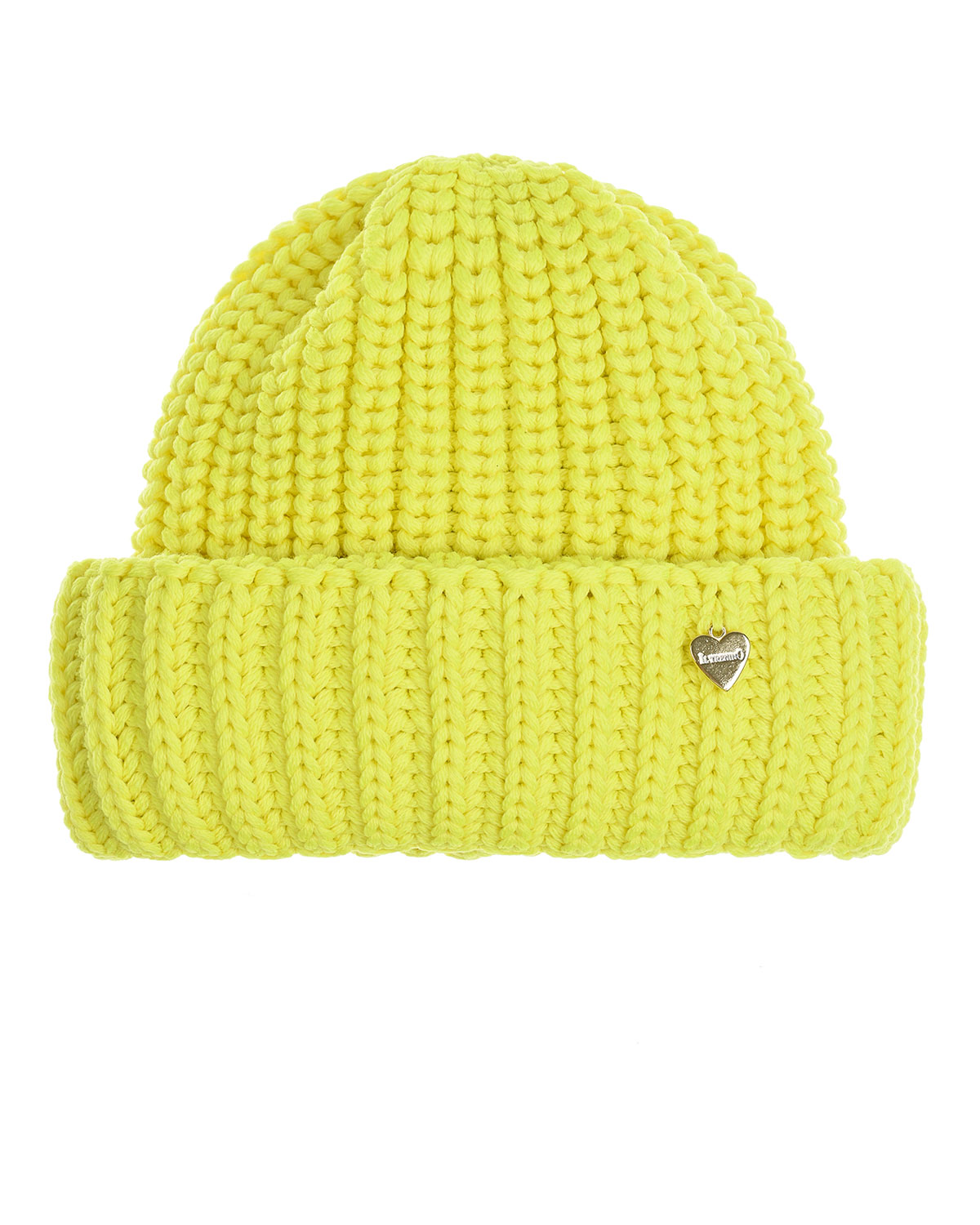 Желтая шапка с отворотом Il Trenino детская, размер 55, цвет желтый - фото 1