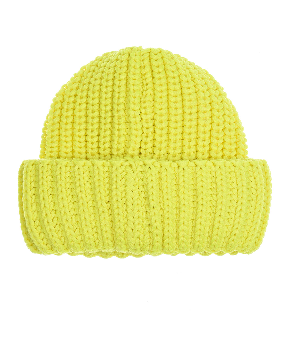 Желтая шапка с отворотом Il Trenino детская, размер 55, цвет желтый - фото 2