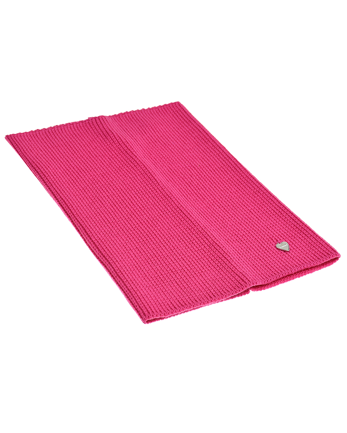 Розовый шарф-ворот 24х30 см. Il Trenino детский, размер unica