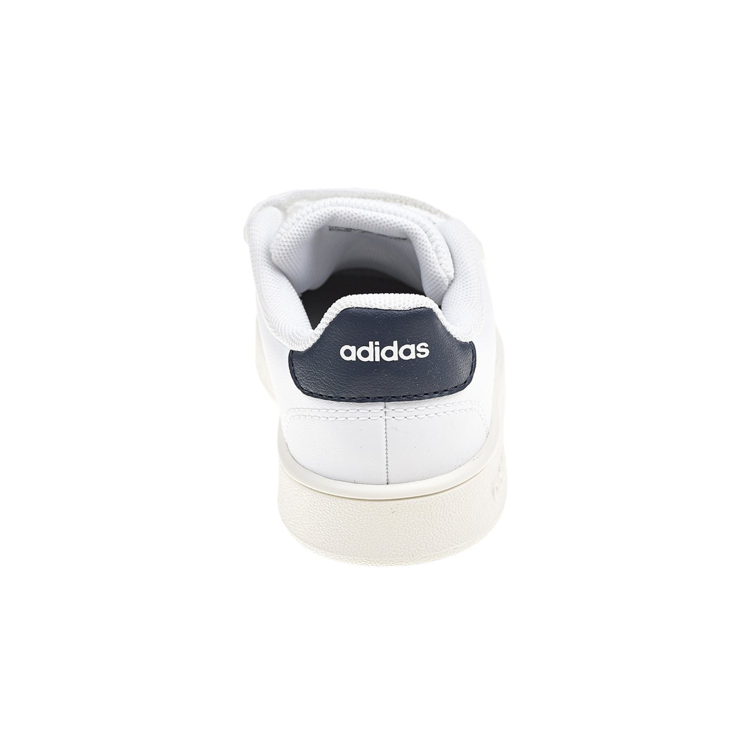 Белые кеды с двумя застежками велкро Adidas детские, размер 27, цвет белый - фото 3