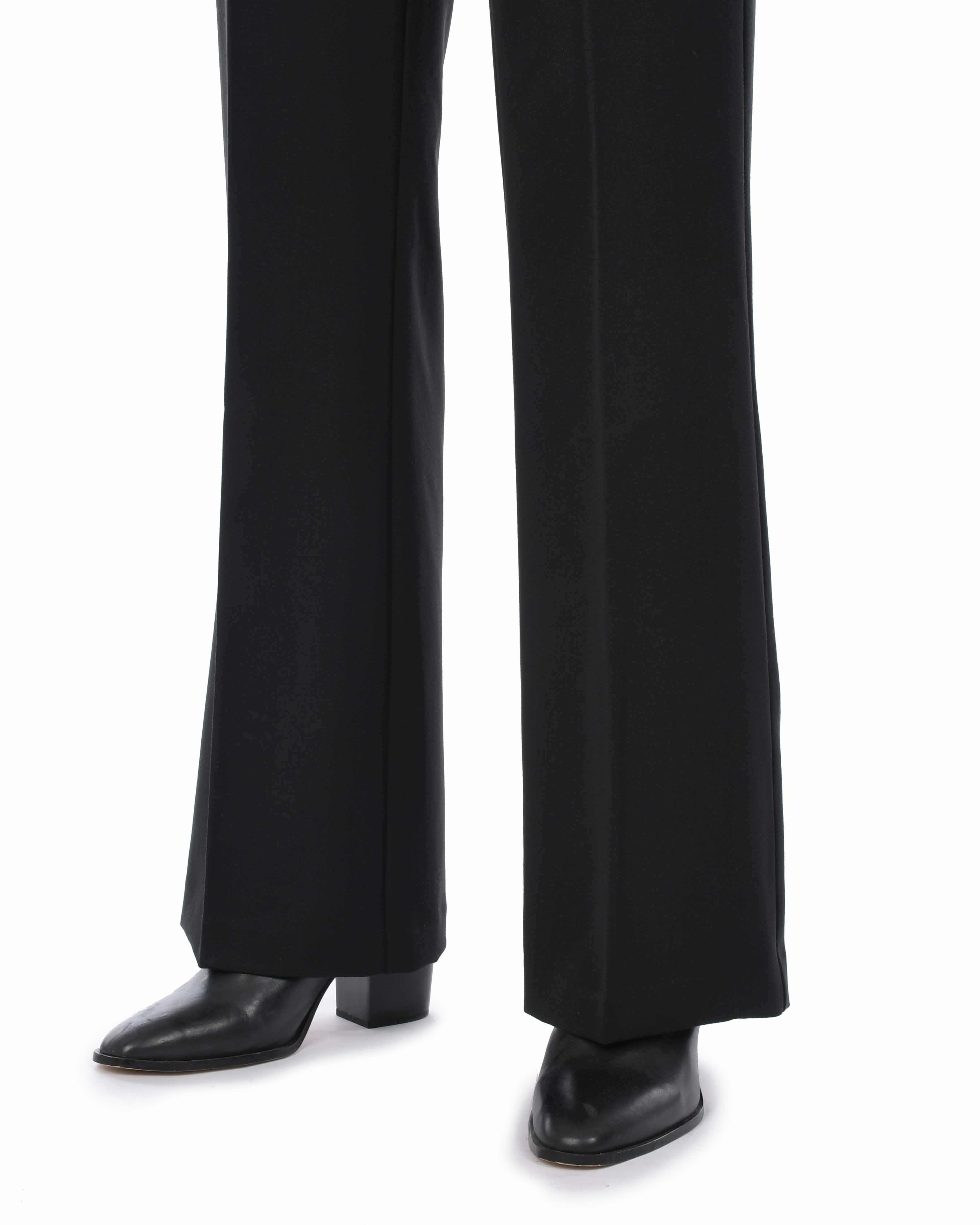 Mm6 Maison Margiela Cropped Leather straight Leg Pants