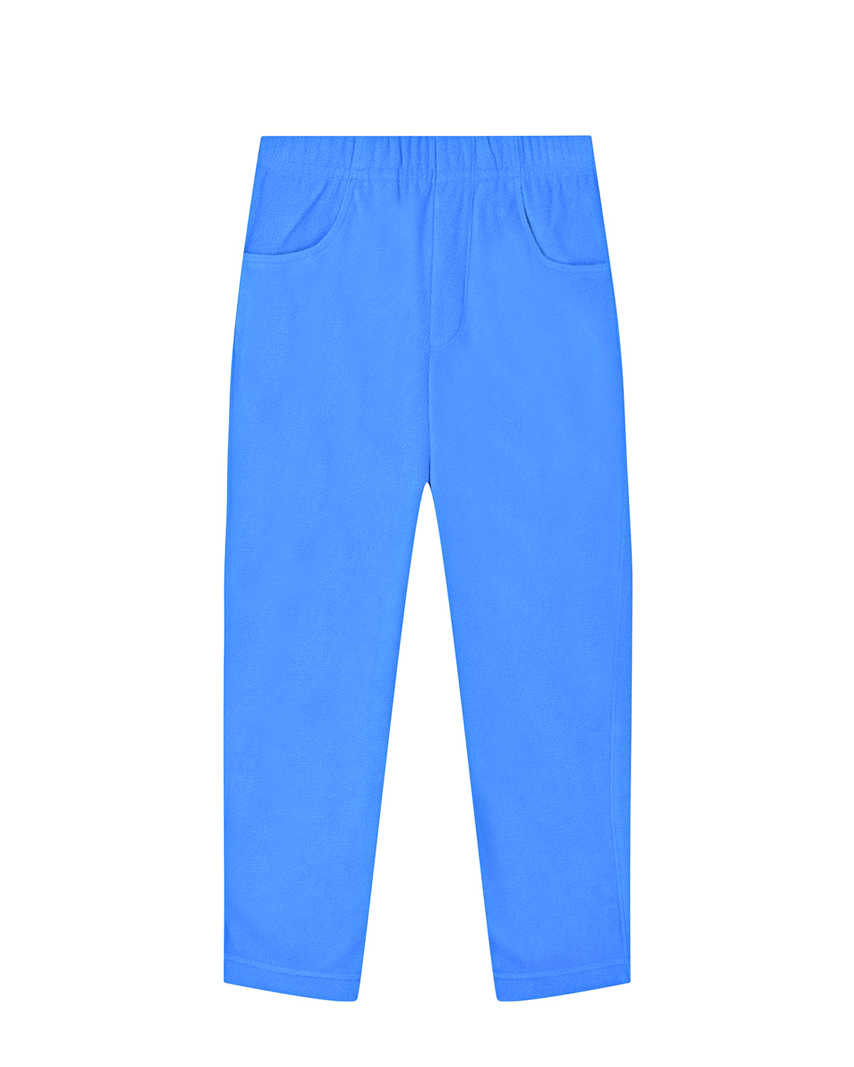 Синие флисовые брюки Poivre Blanc детские, размер 92, цвет синий
