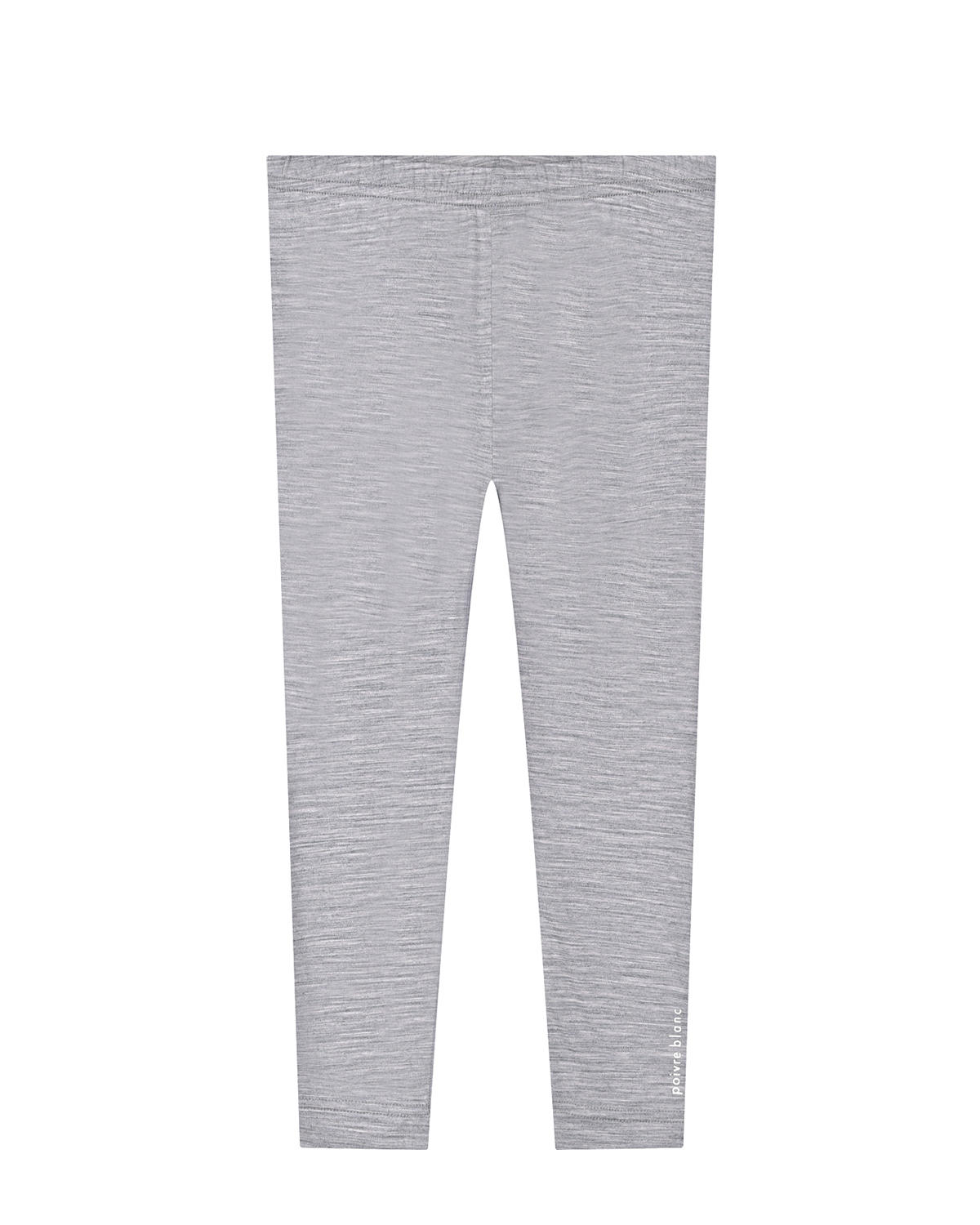 Серые меланжевые брюки Poivre Blanc детские, размер 92, цвет серый