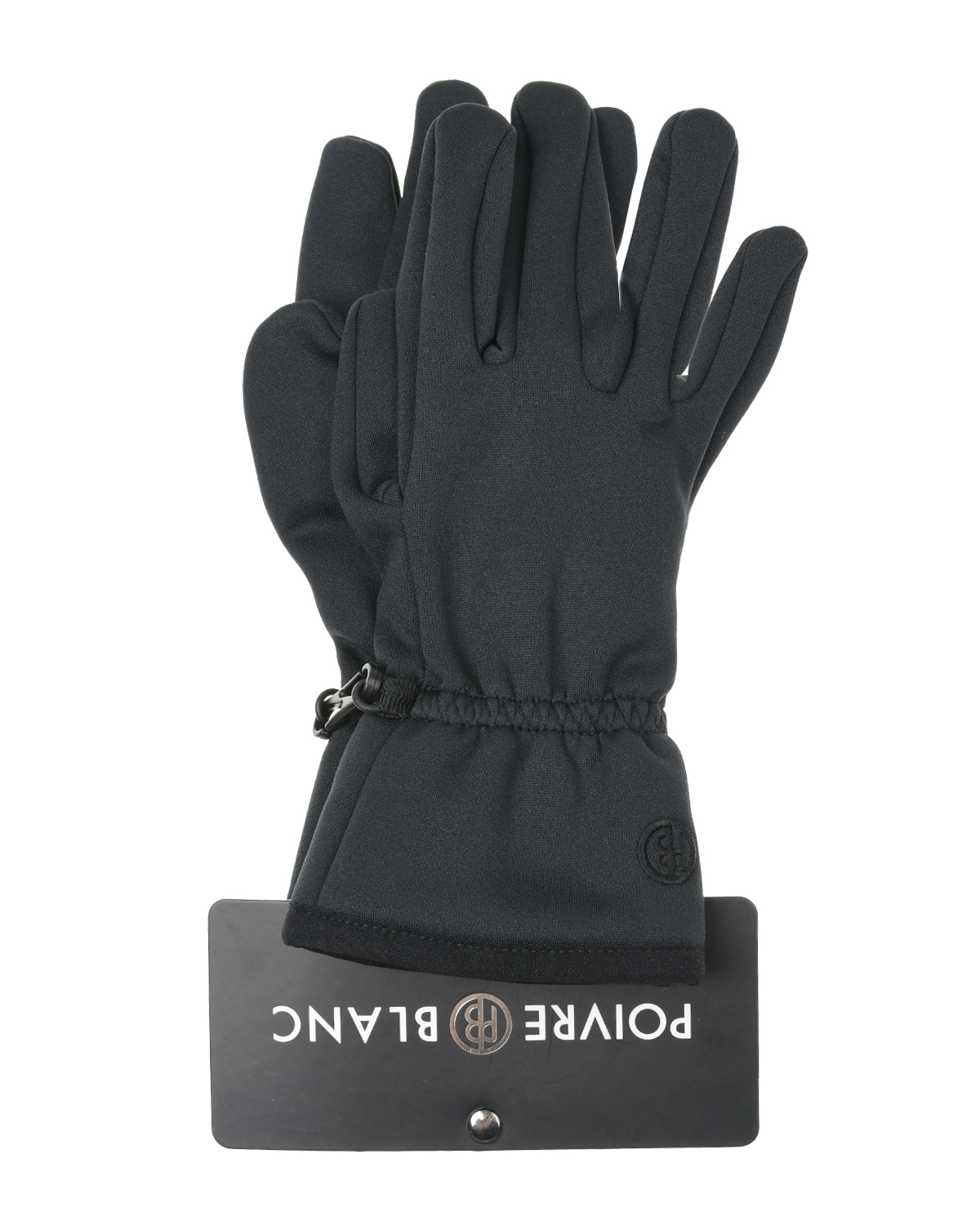 Черные флисовые перчатки Smart Touch Poivre Blanc детские, размер 128, цвет черный