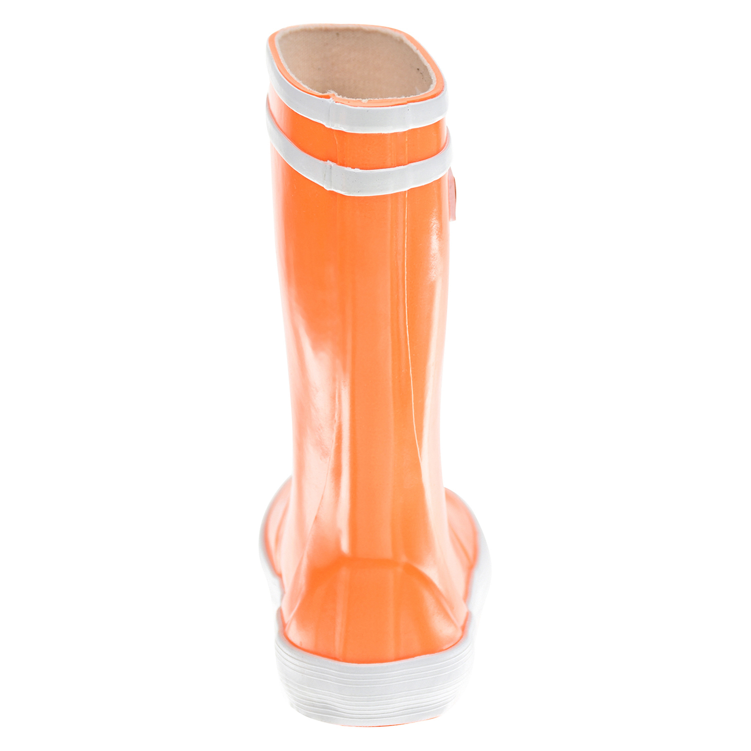 Оранжевые резиновые сапоги AIGLE детские, размер 26, цвет оранжевый - фото 3