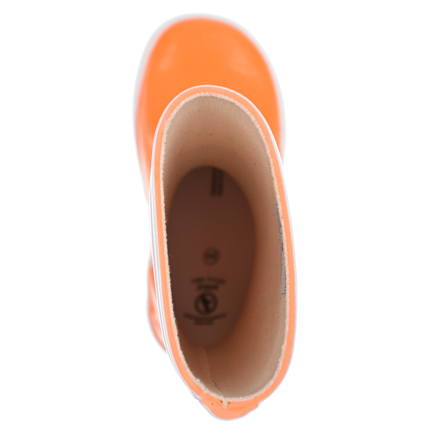 Оранжевые резиновые сапоги AIGLE детские, размер 26, цвет оранжевый - фото 4