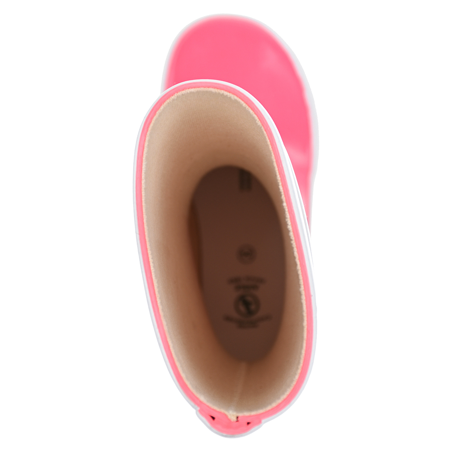 Неоново-розовые резиновые сапоги AIGLE детское, размер 25, цвет розовый - фото 4