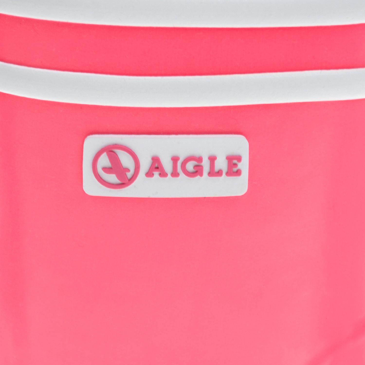 Неоново-розовые резиновые сапоги AIGLE детское, размер 25, цвет розовый - фото 7