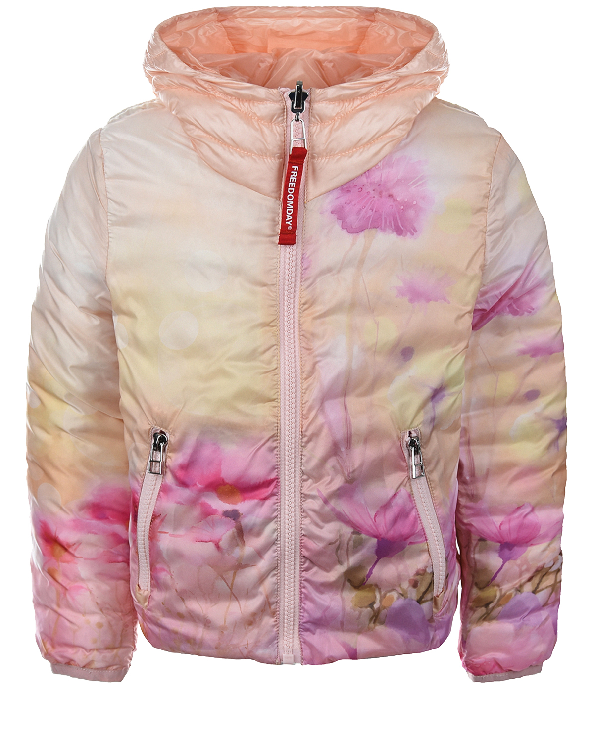 Двухсторонняя куртка с цветочным принтом Freedomday детская, размер 104 - фото 1