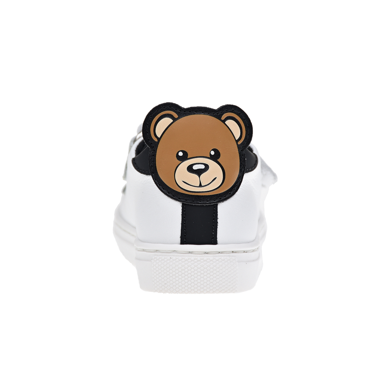 Белые кеды с аппликацией в виде медвежонка Moschino детские, размер 23, цвет белый - фото 5