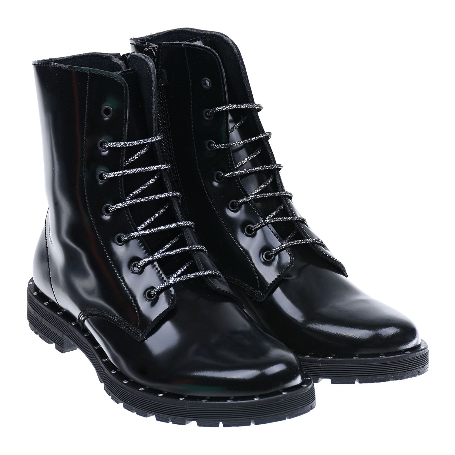 Черные ботинки с подкладкой из флиса Rondinella детские, размер 31, цвет черный - фото 1