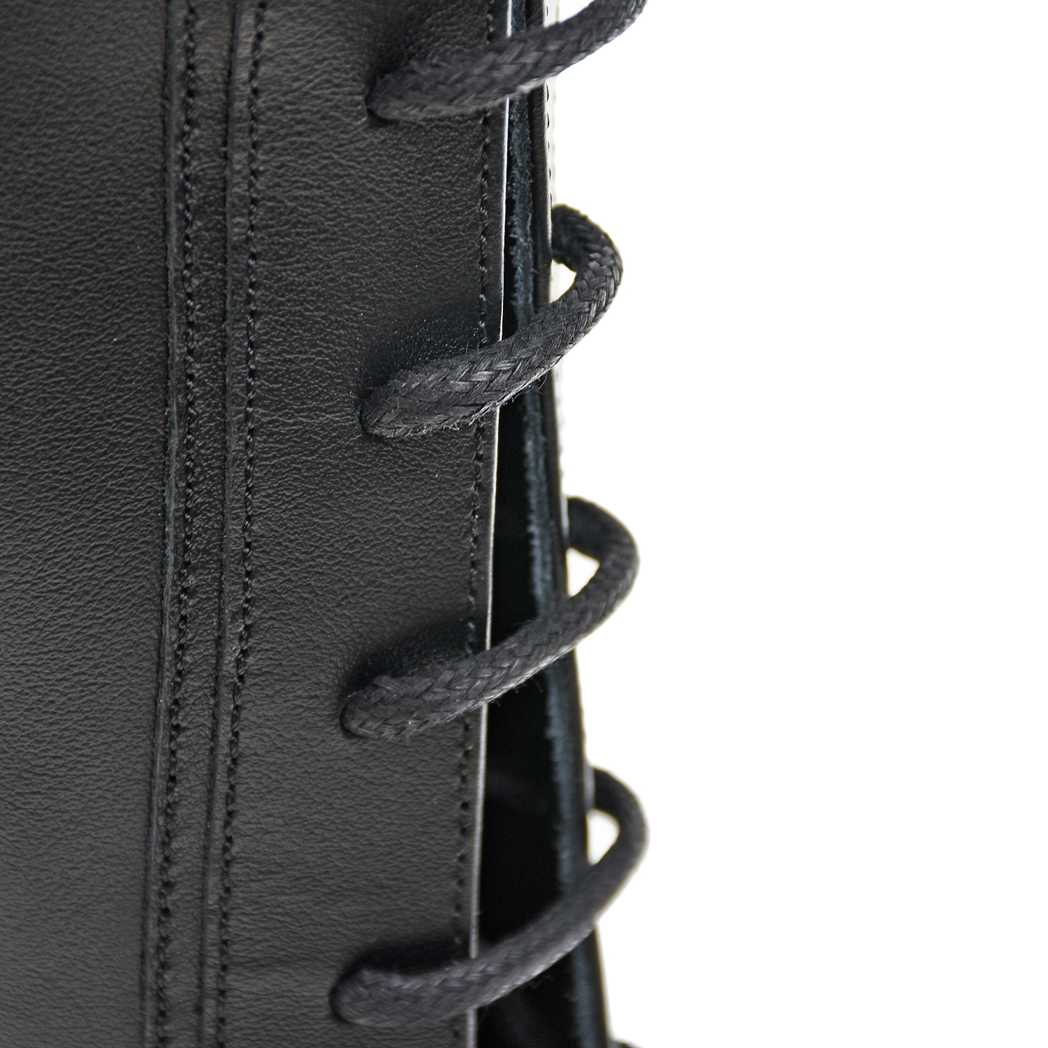 Высокие ботинки со шнуровкой Emporio Armani детские, размер 36, цвет черный - фото 8