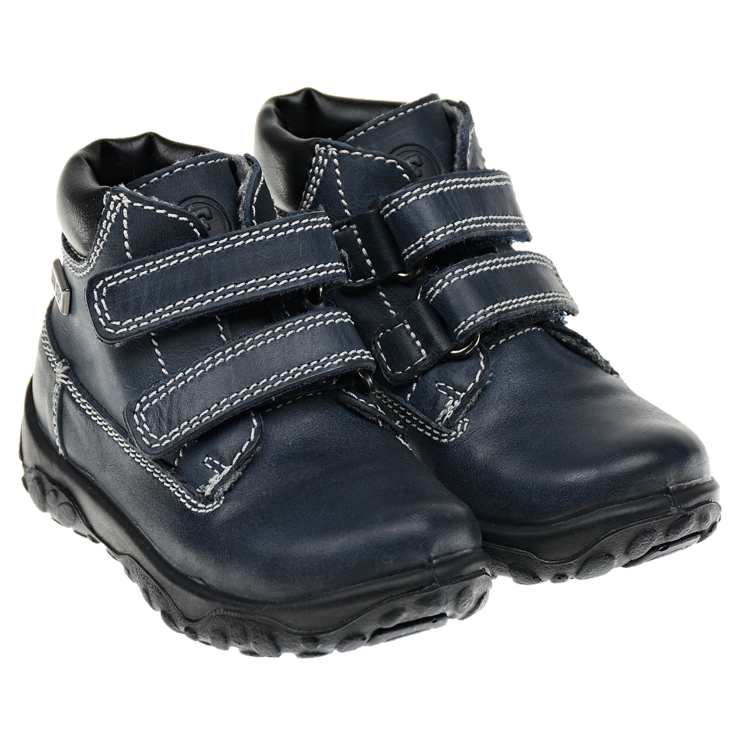 Высокие кроссовки на липучках Falcotto детские, размер 20, цвет синий - фото 1