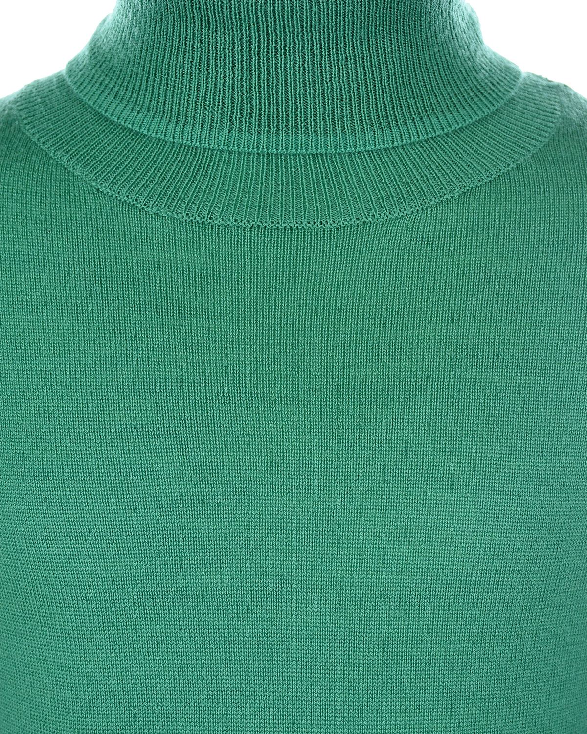Зеленая водолазка из шерсти Norveg детская, размер 128, цвет нет цвета - фото 3