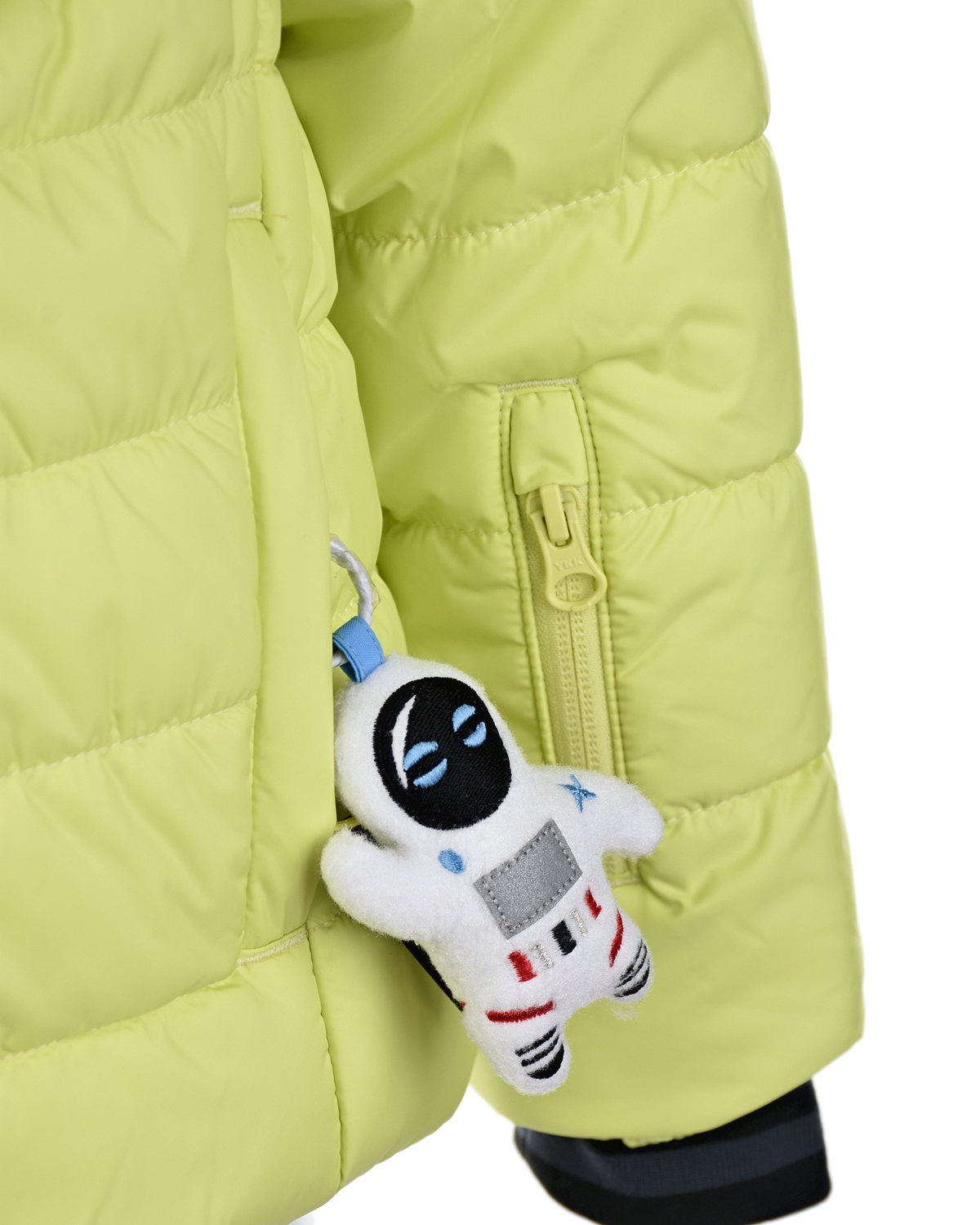 Зимний комплект из салатовой куртки и черного полукомбинезона Poivre Blanc детский, размер 104, цвет салатовый - фото 6