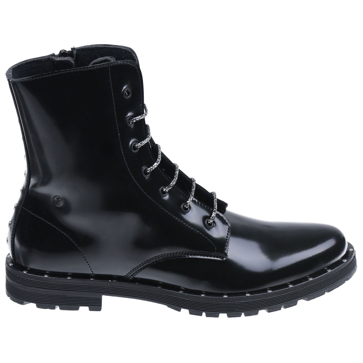 Черные ботинки с подкладкой из флиса Rondinella детские, размер 31, цвет черный - фото 2