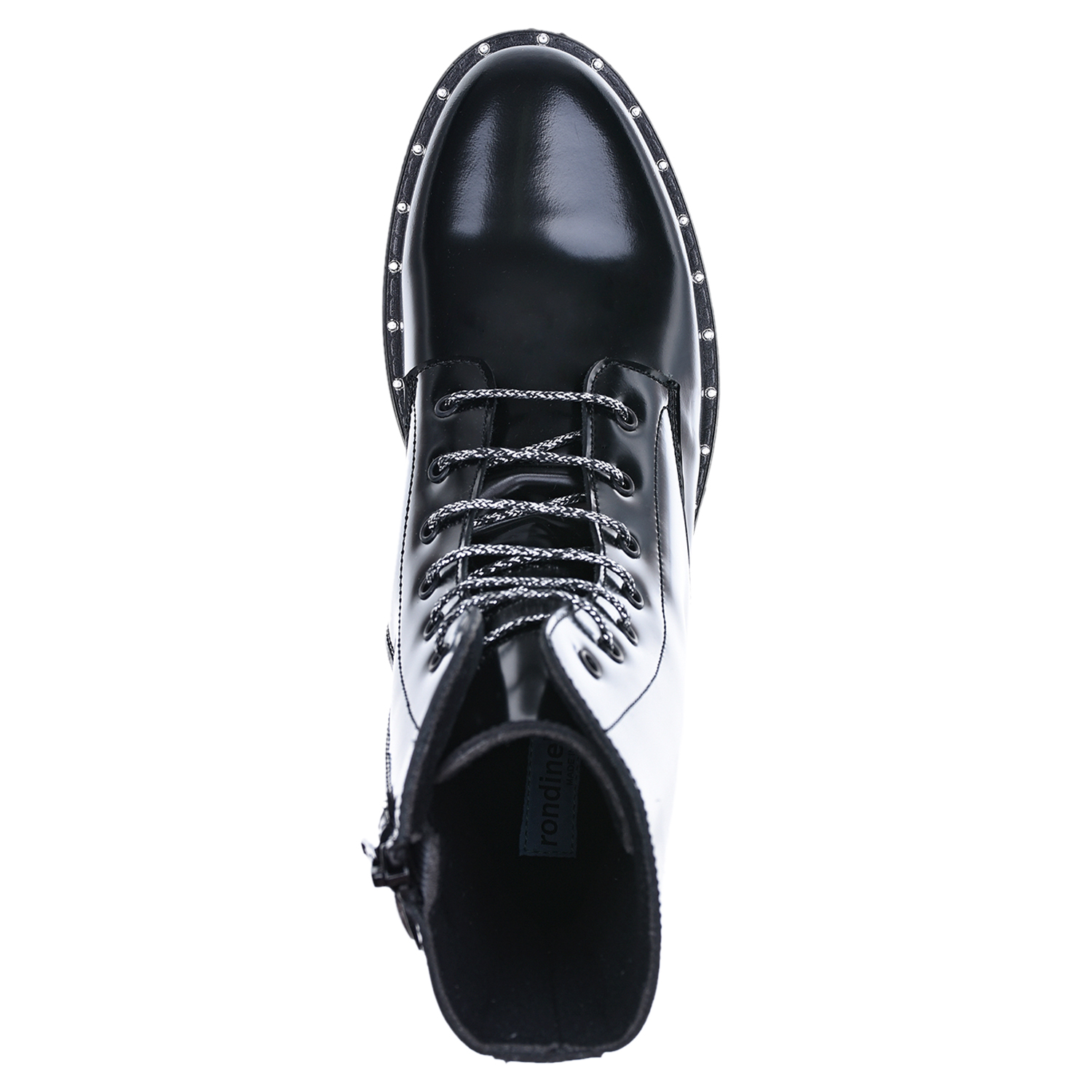 Черные ботинки с подкладкой из флиса Rondinella детские, размер 31, цвет черный - фото 5