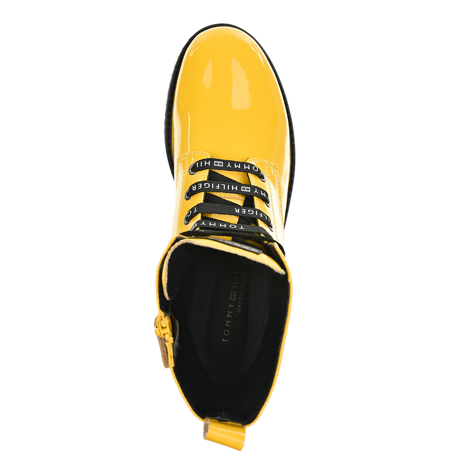 Высокие желтые ботинки Tommy Hilfiger детские, размер 30, цвет желтый - фото 5