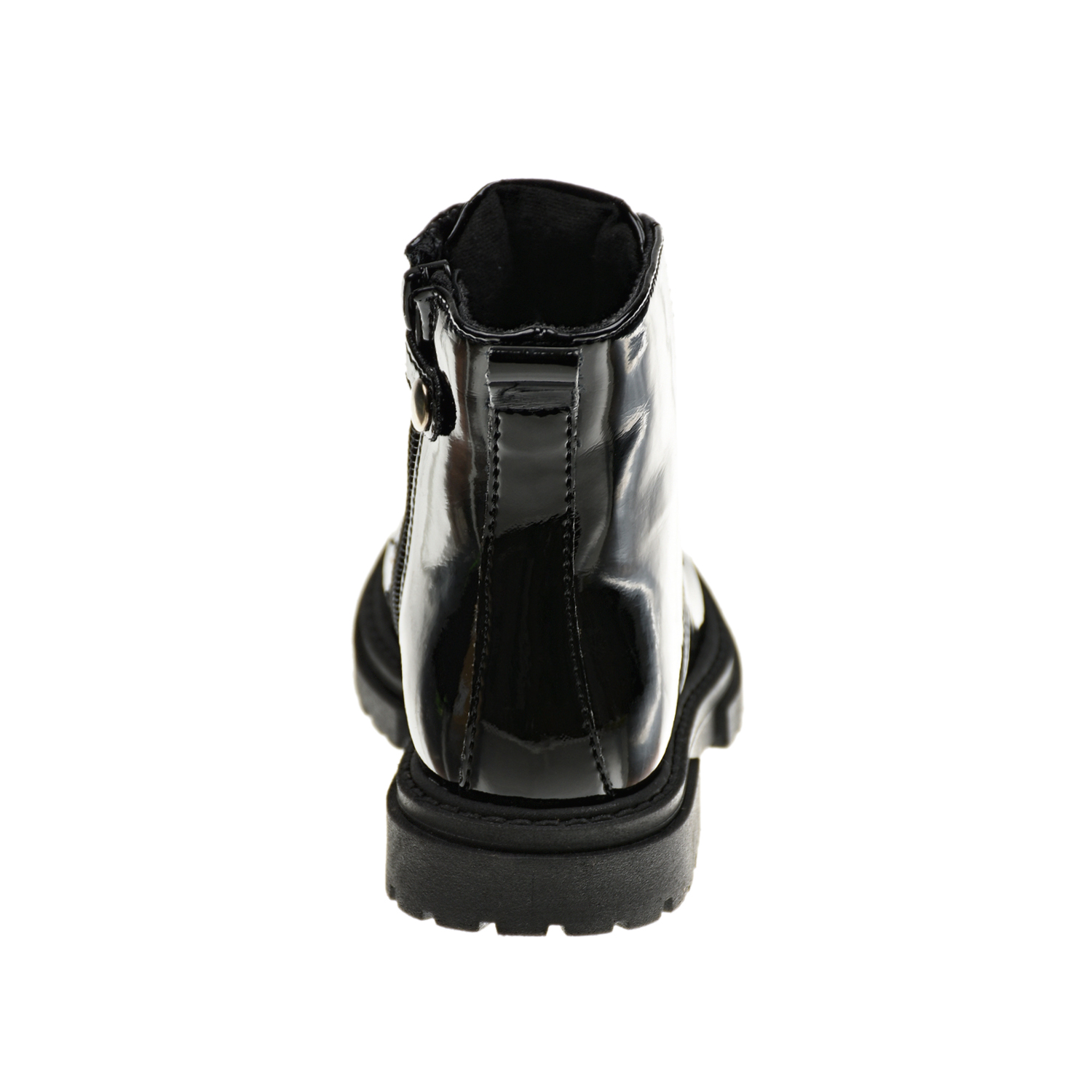 Черные лаковые ботинки Walkey детские, размер 25, цвет черный - фото 4