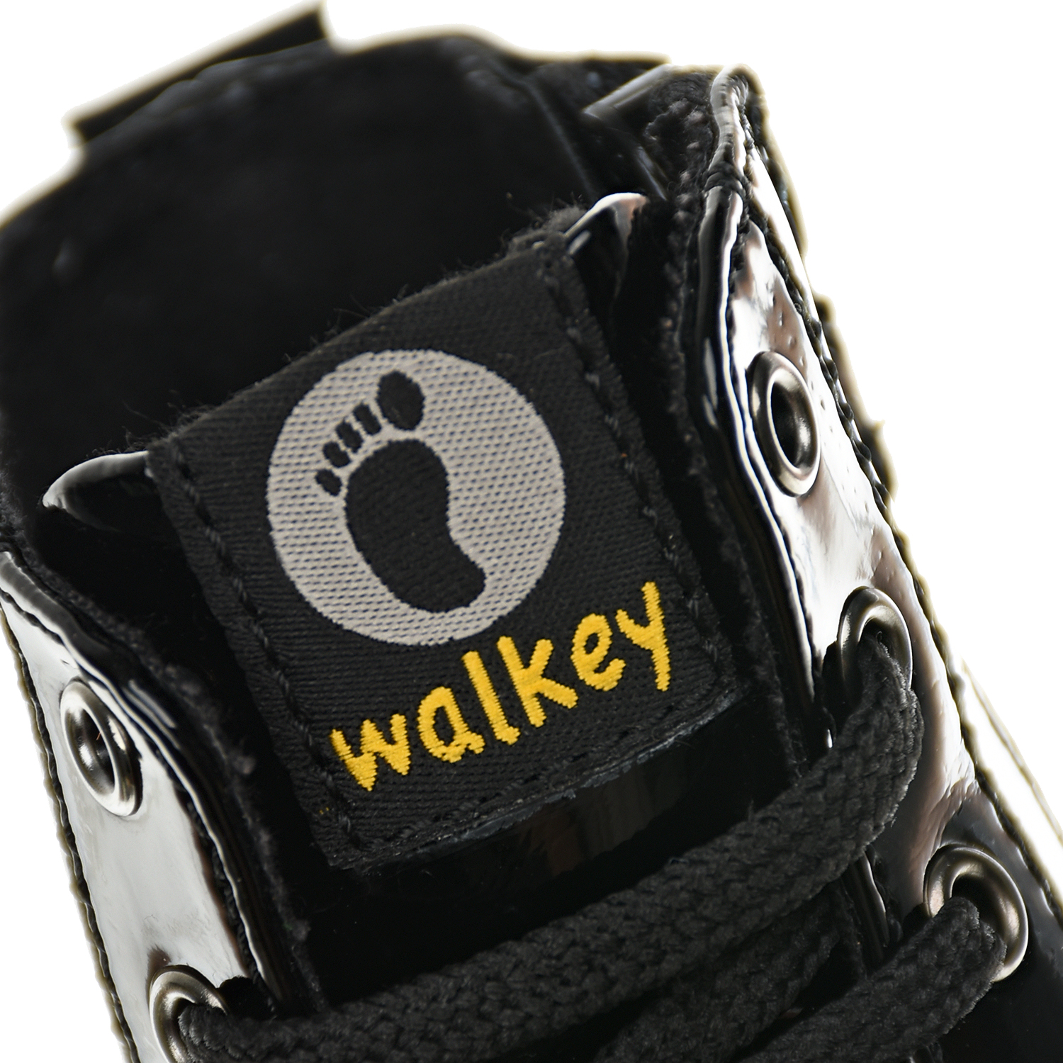 Черные лаковые ботинки Walkey детские, размер 25, цвет черный - фото 7