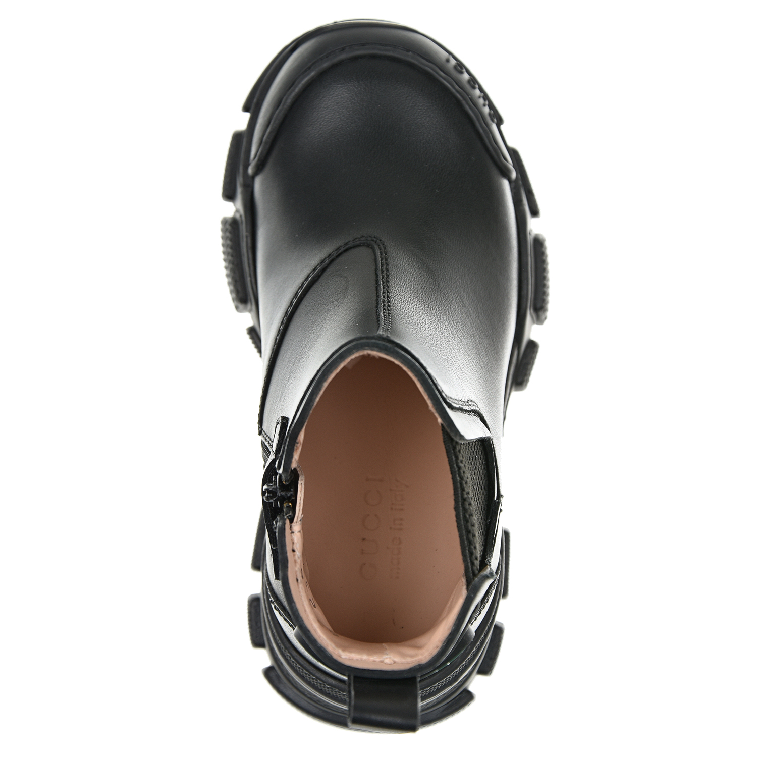 Ботинки на массивной подошве GUCCI детские, размер 29, цвет черный - фото 5